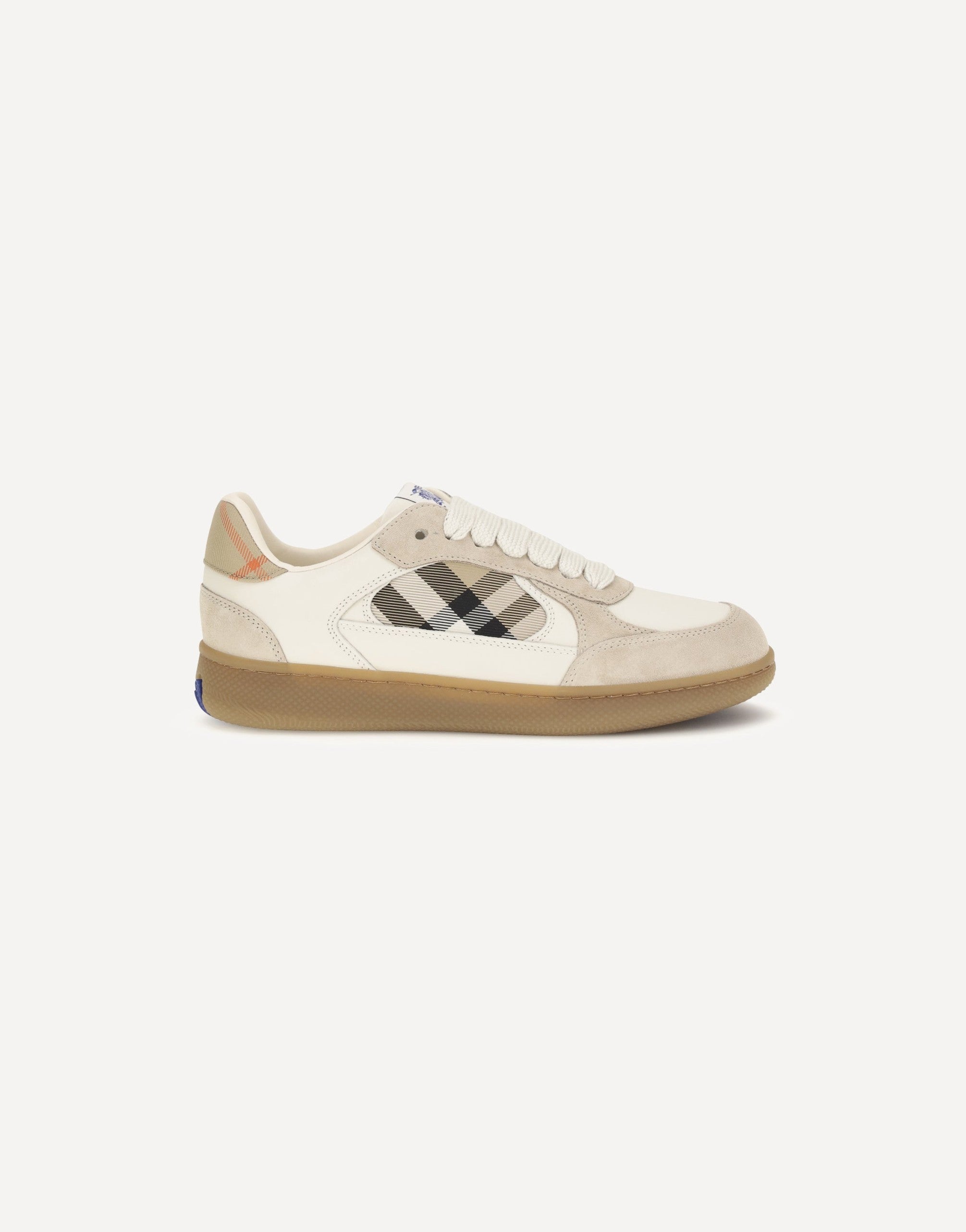 Baskets Burberry Terrace en cuir à motif Check