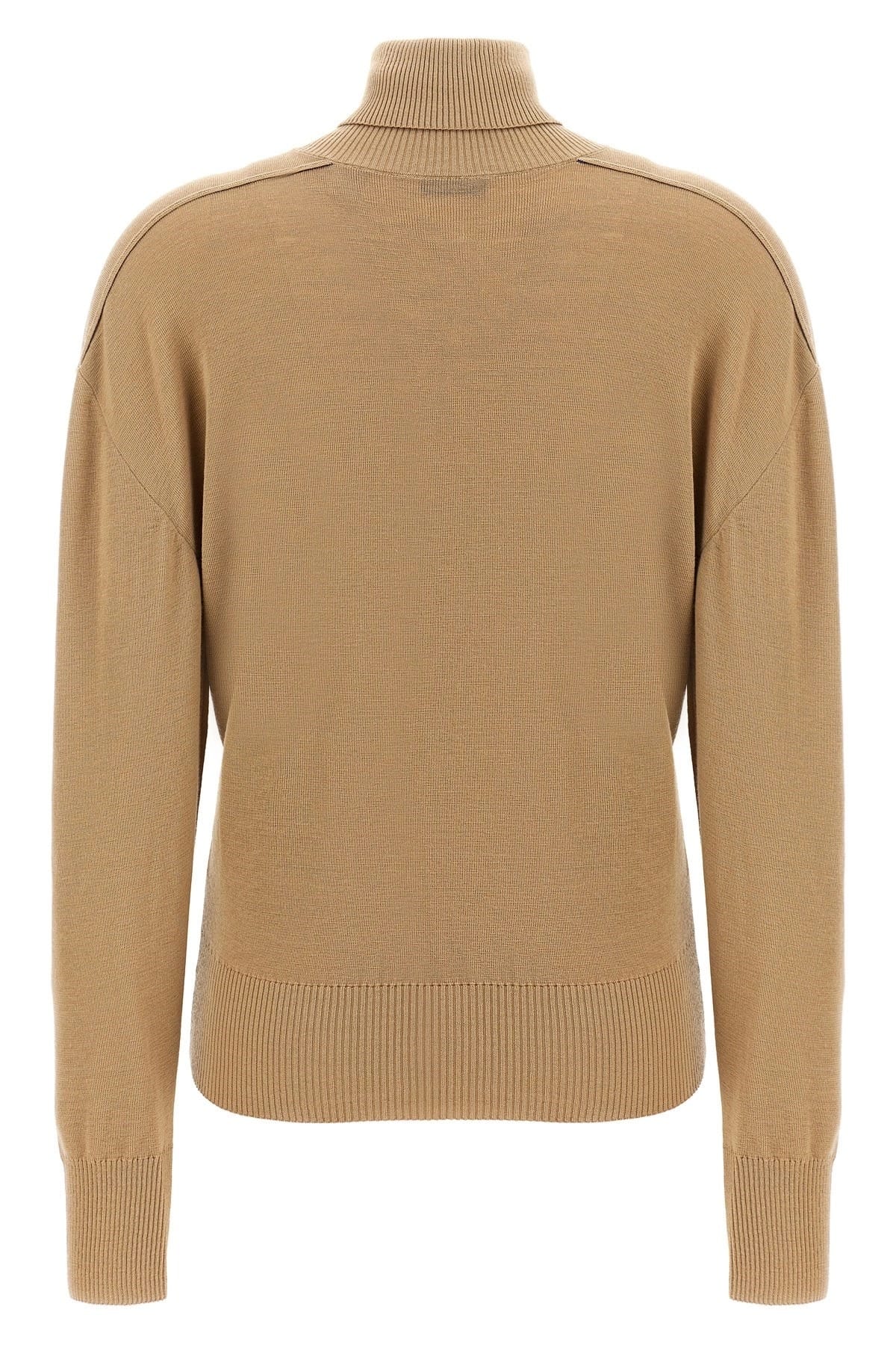 Burberry Burberry Turtle-Neck Logo Intarsia Sweater