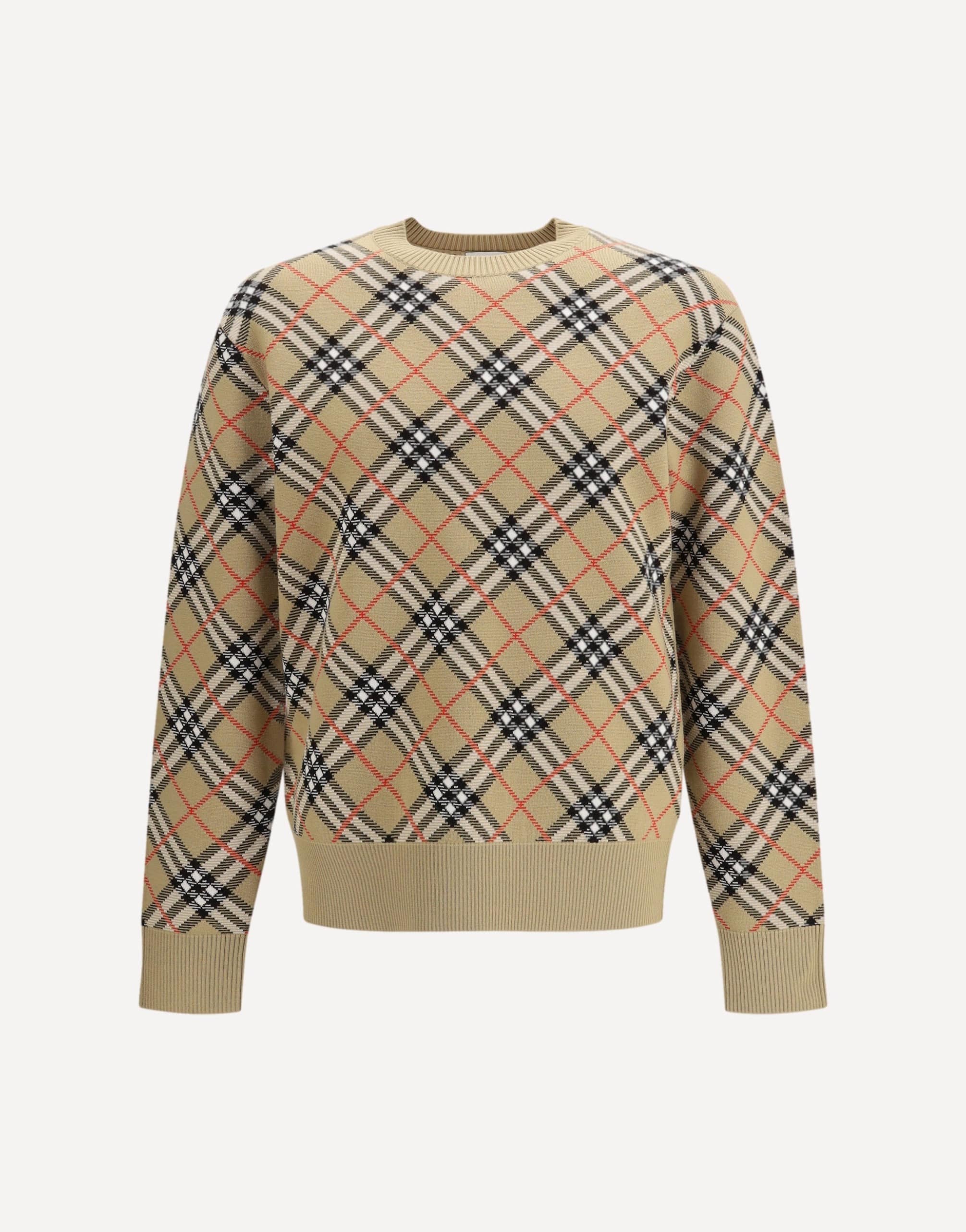 Burberry Wool Check Sweater
