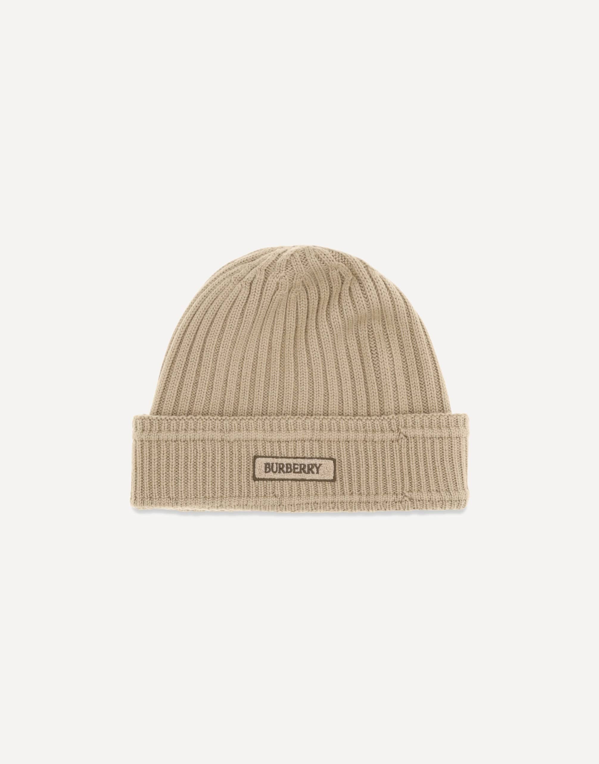 Burberry Burberry Wool Rib Knit Beanie