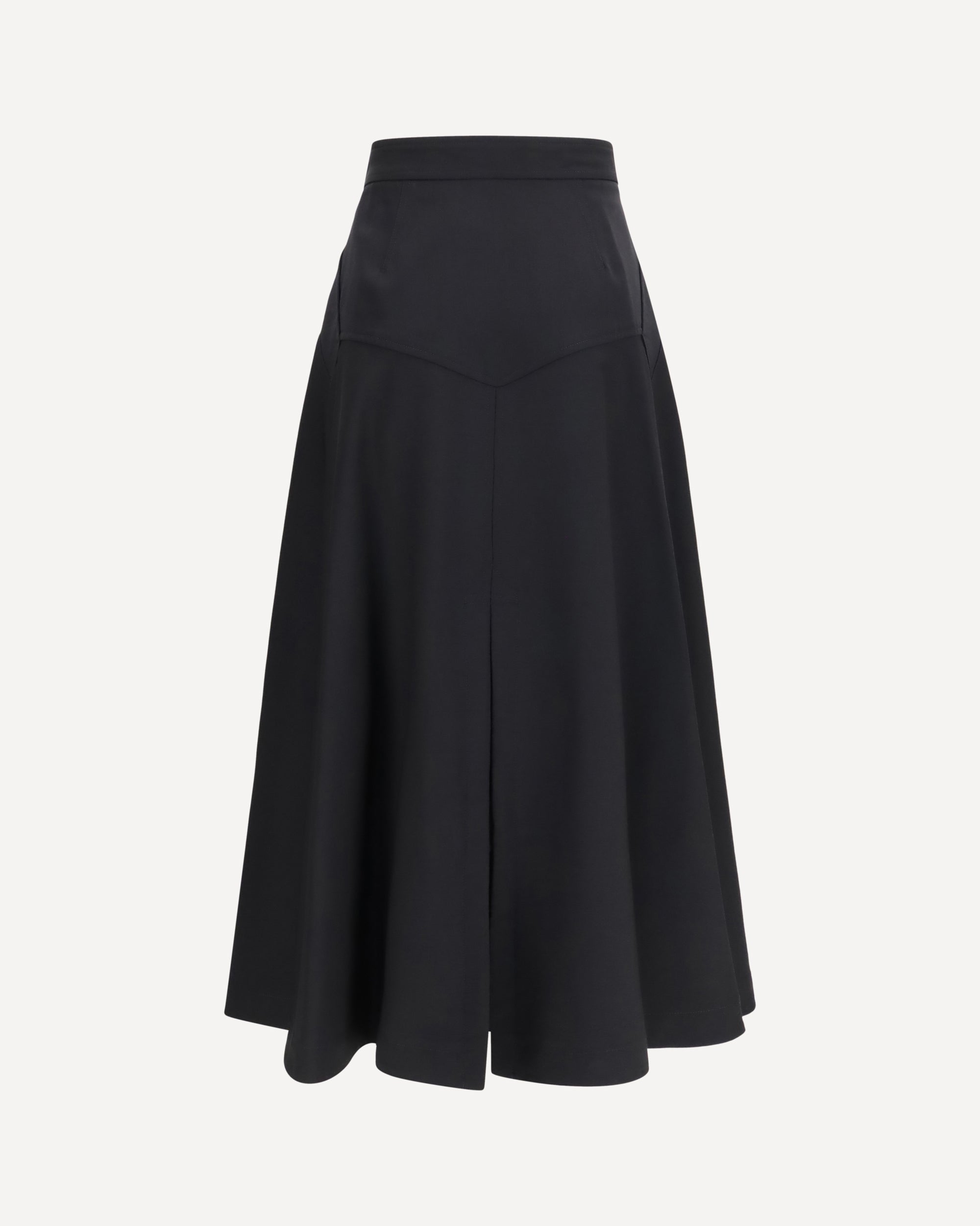 Burberry Wool Twill Midi Skirt - alternate view