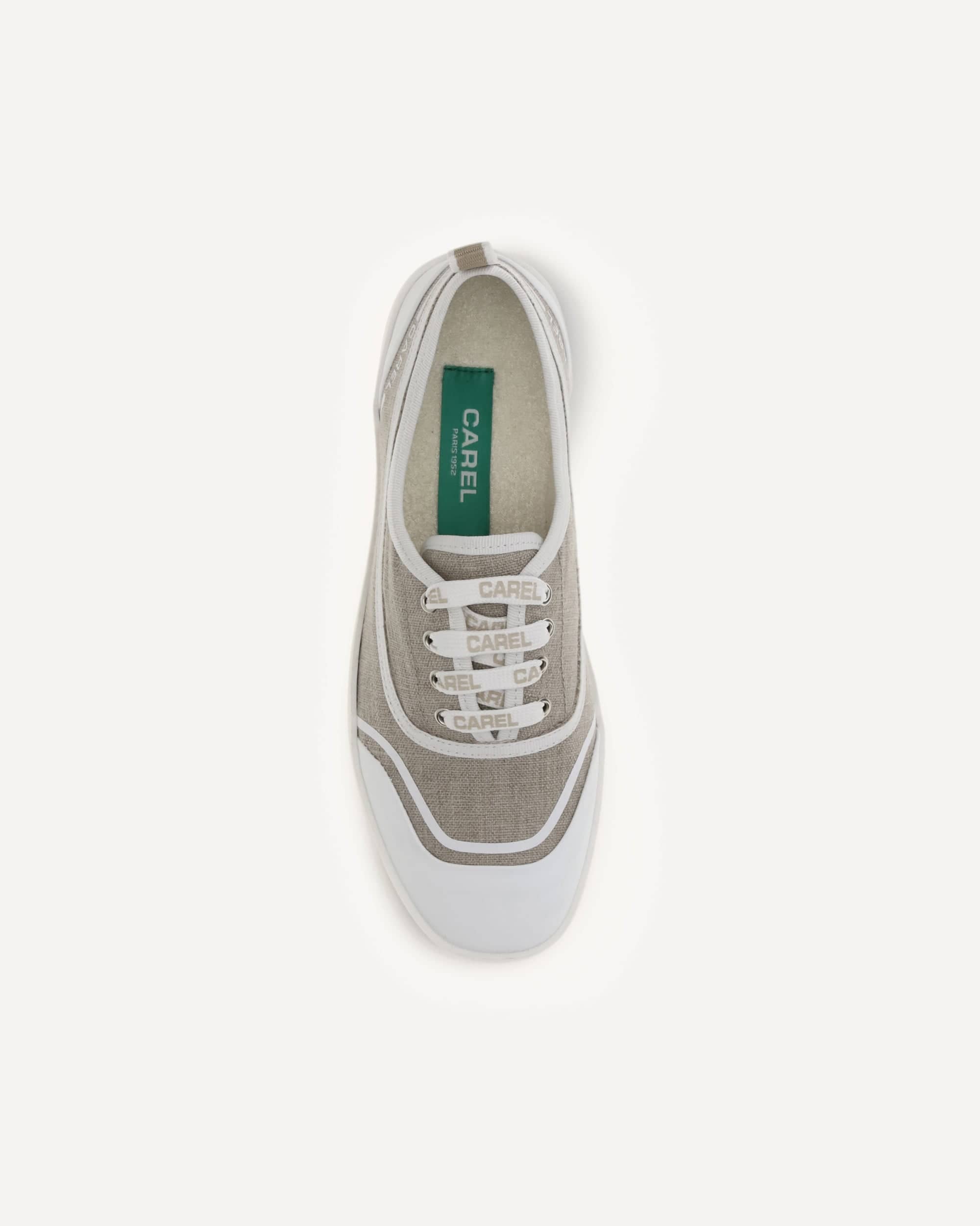 Carel Paris Canvas Sneakers With Flat Sole