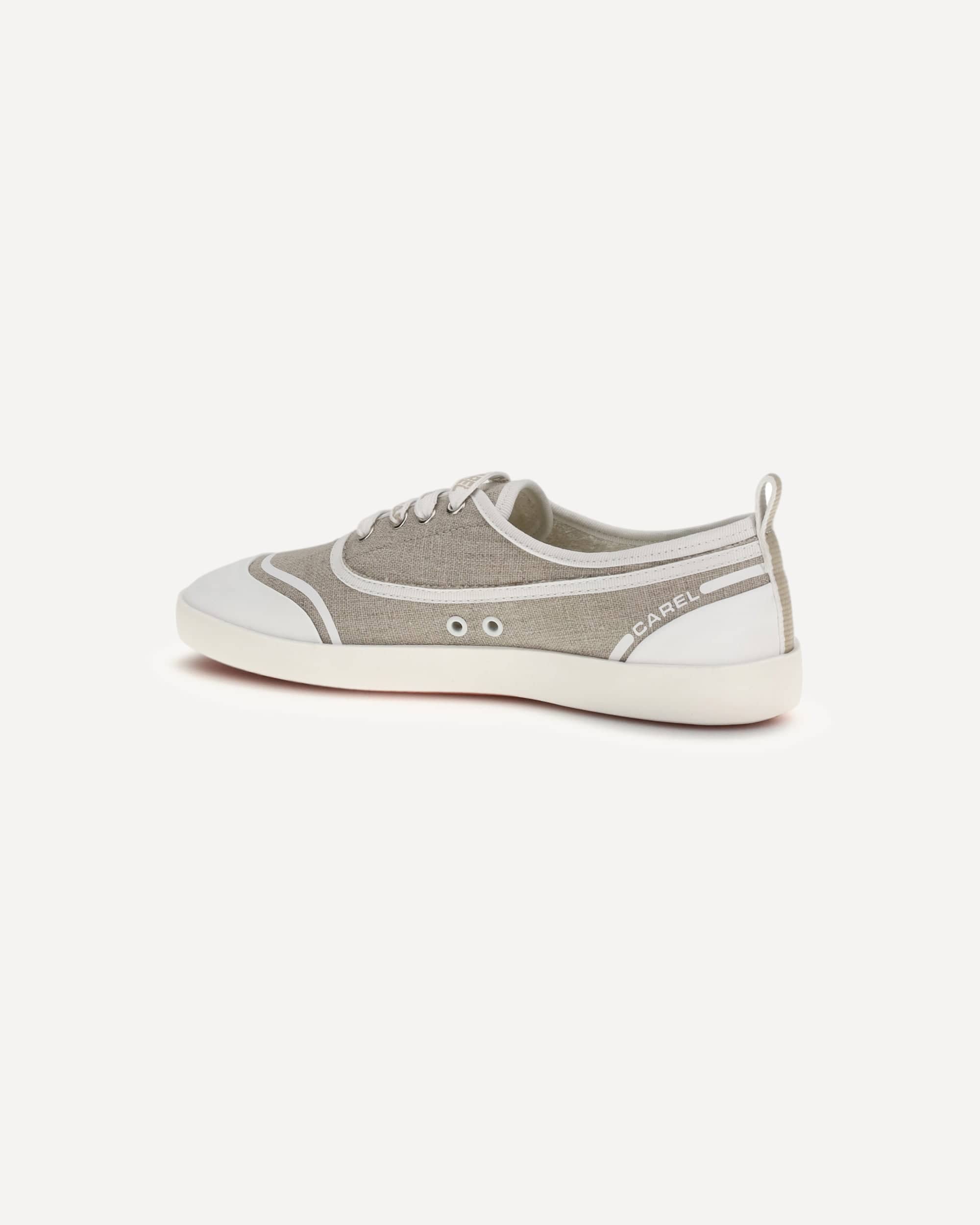 Carel Paris Canvas Sneakers With Flat Sole
