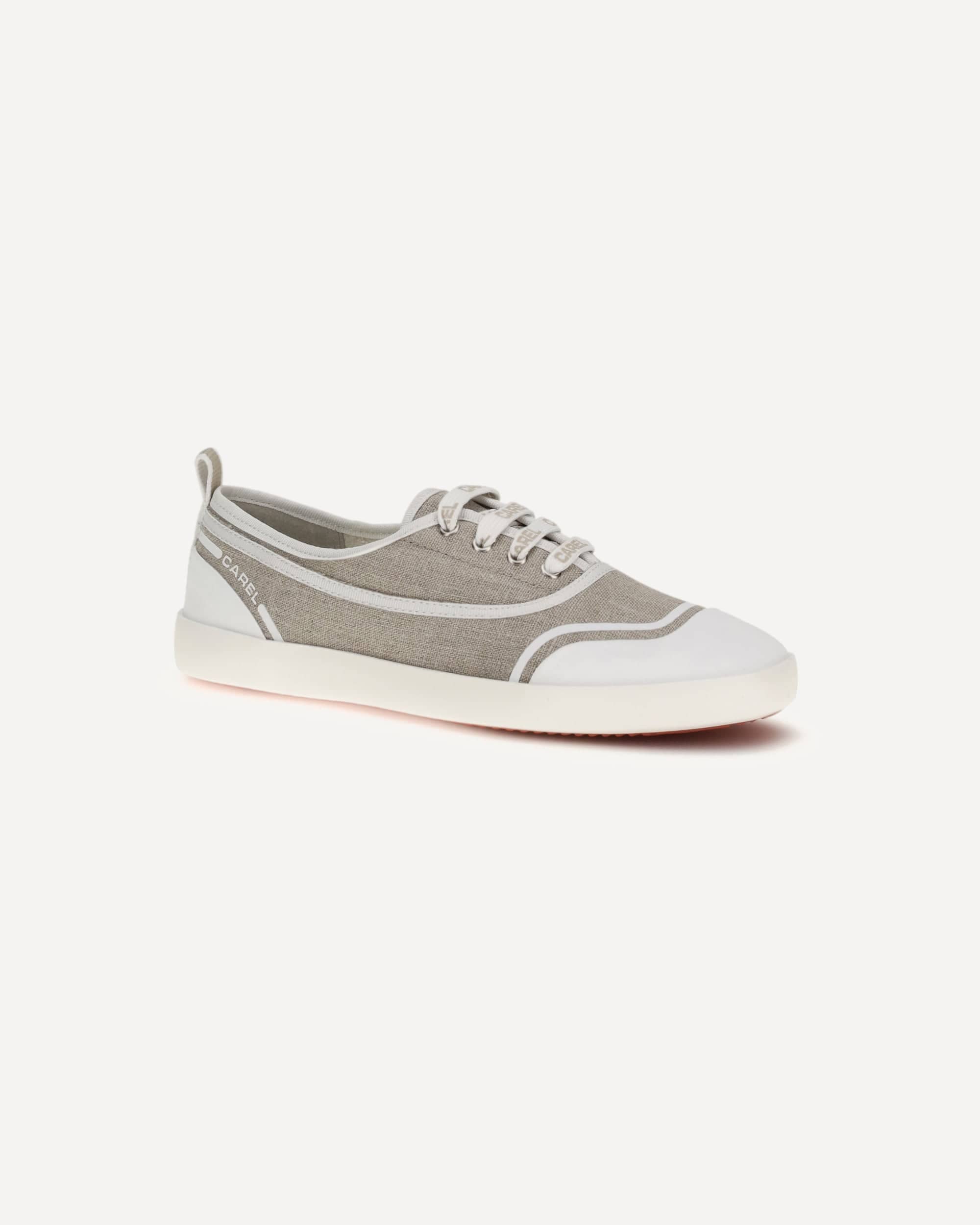 Carel Paris Canvas Sneakers With Flat Sole