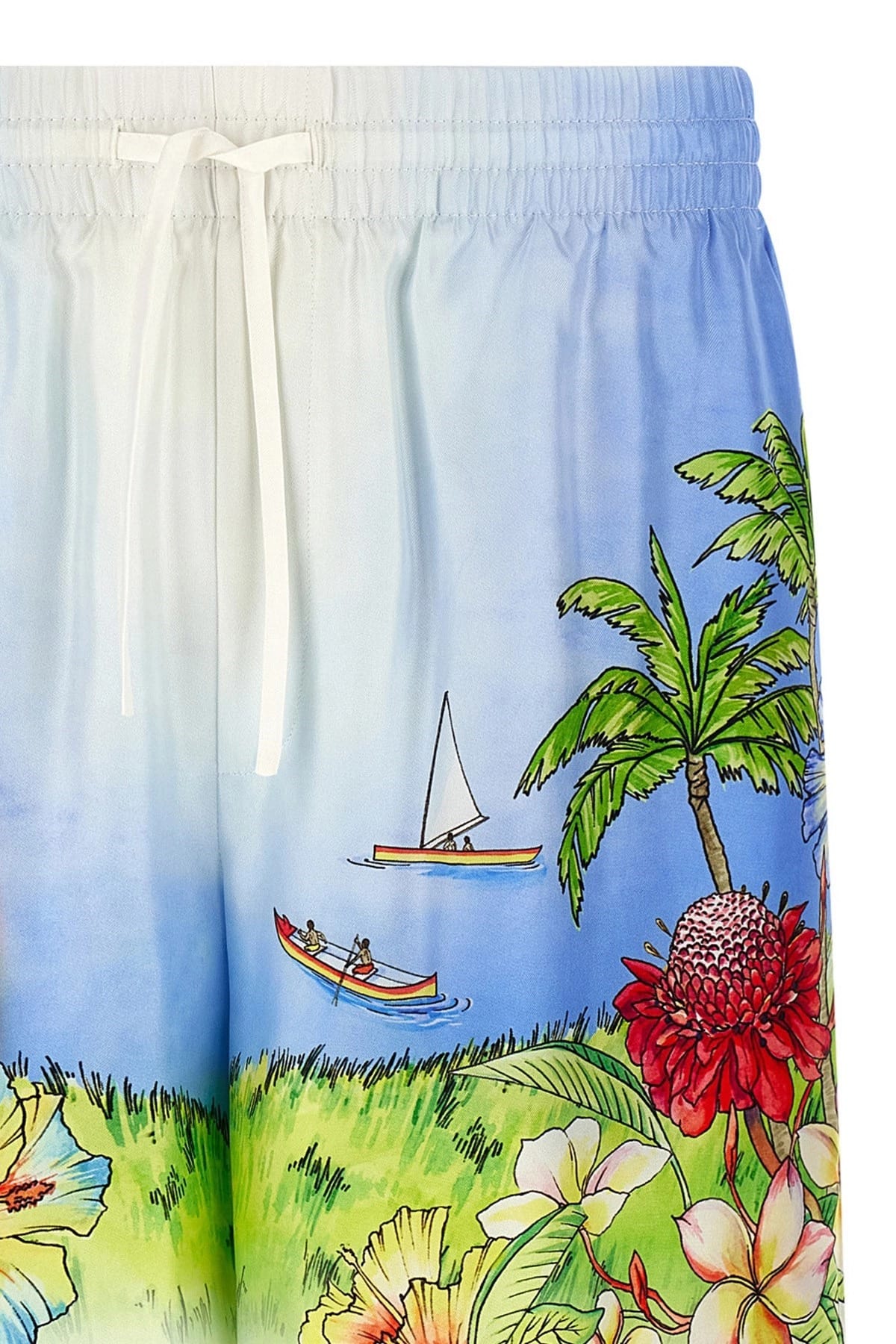 Casablanca Casablanca Aloha Print Bermuda Shorts