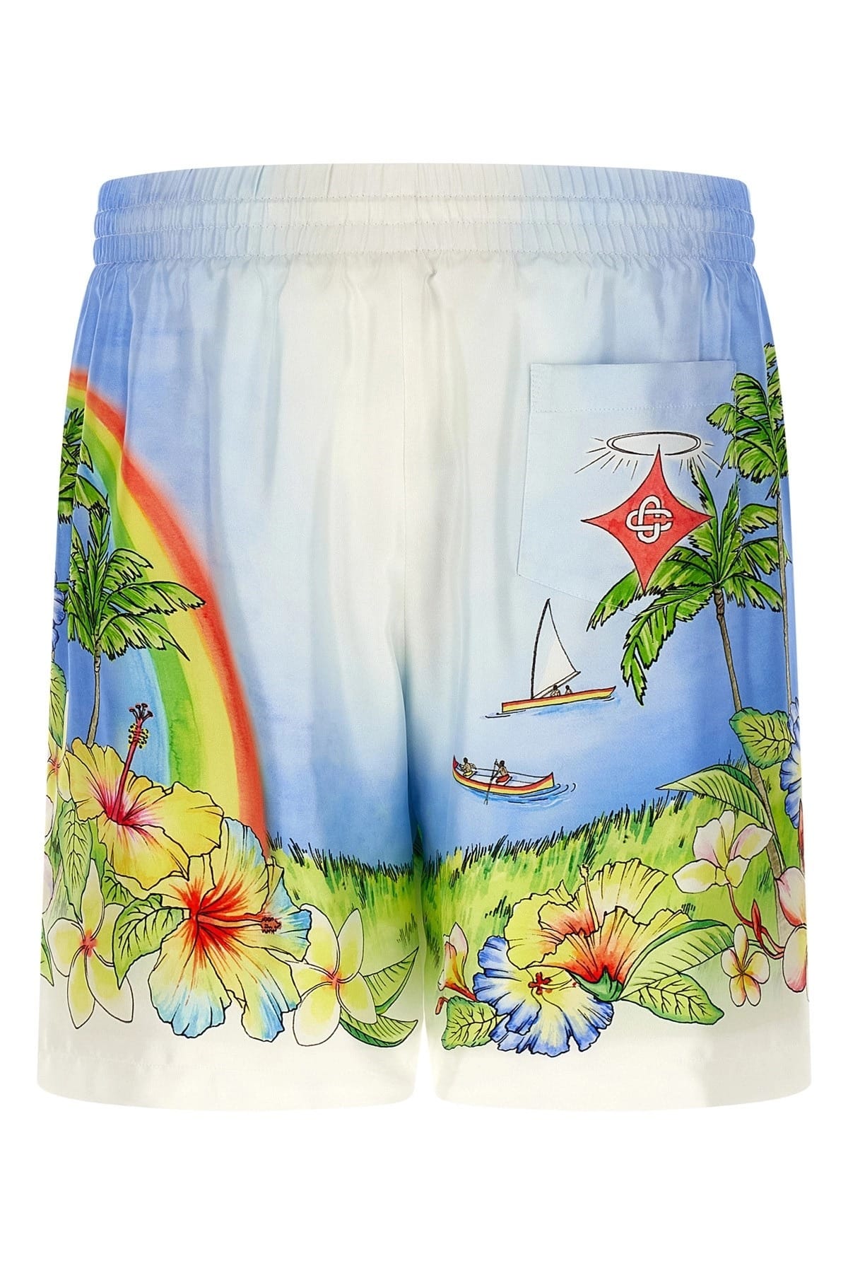 Casablanca Casablanca Aloha Print Bermuda Shorts
