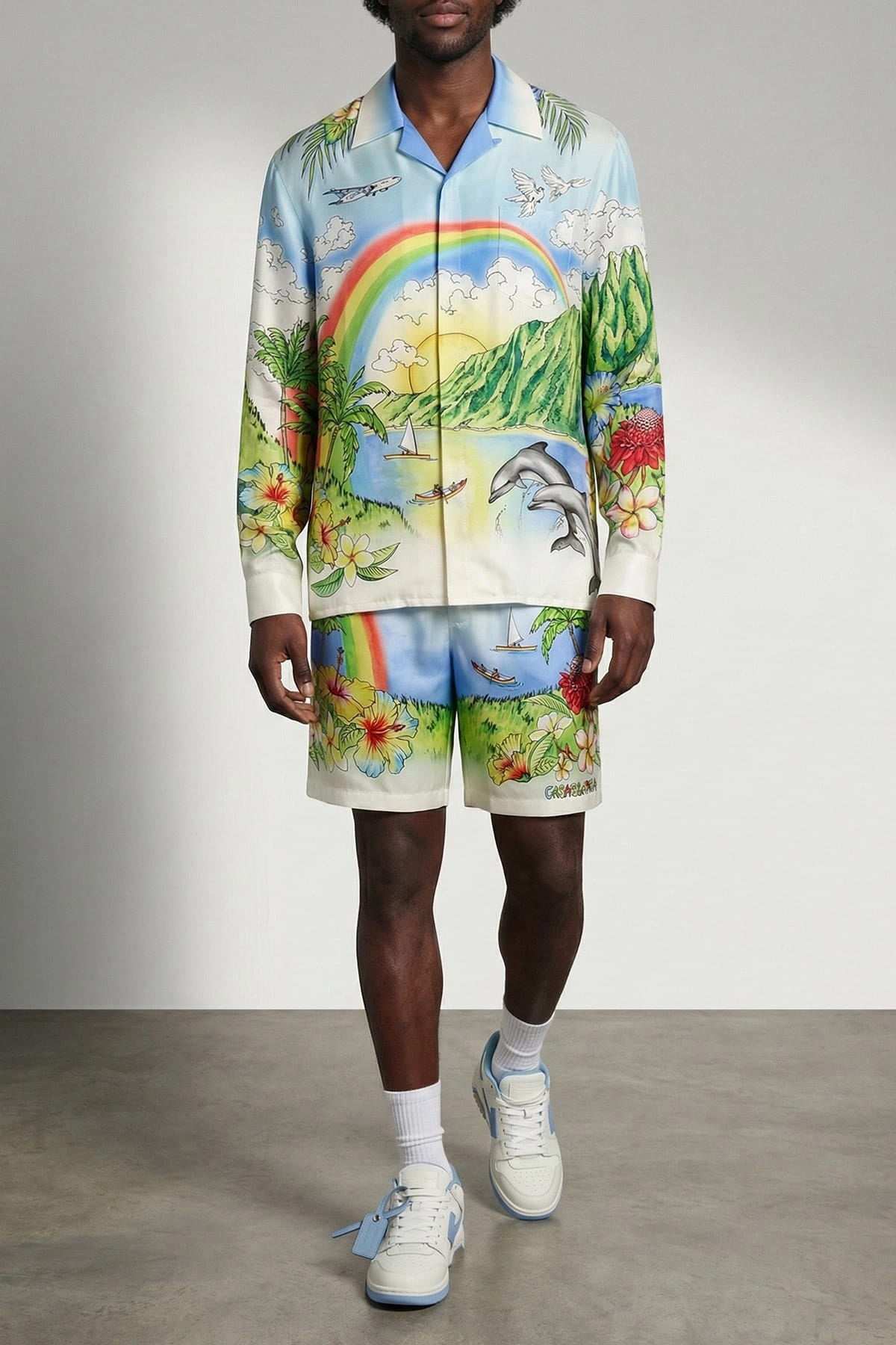Casablanca Bermuda Shorts con stampa Aloha - alternate view