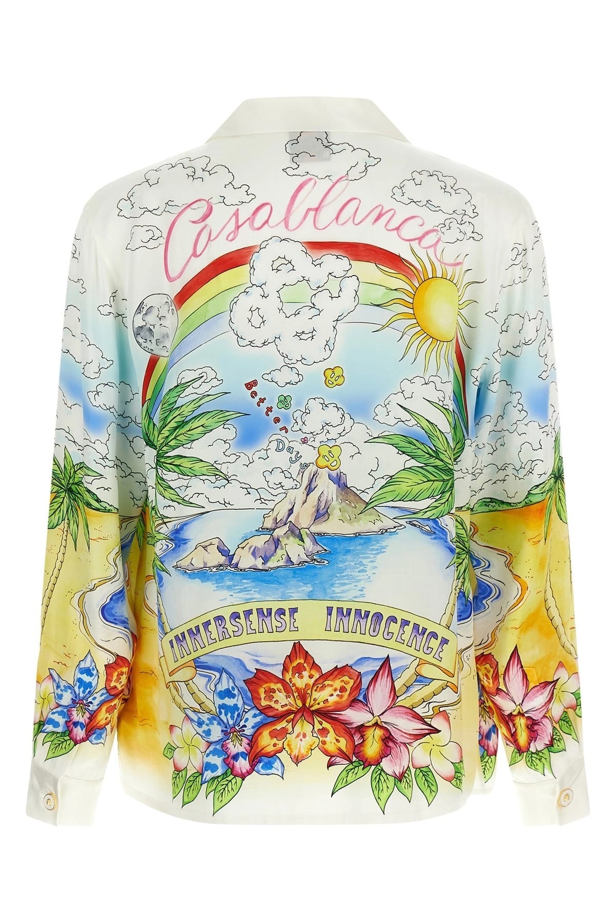 Casablanca Better Days Silk Twill Shirt - alternate view
