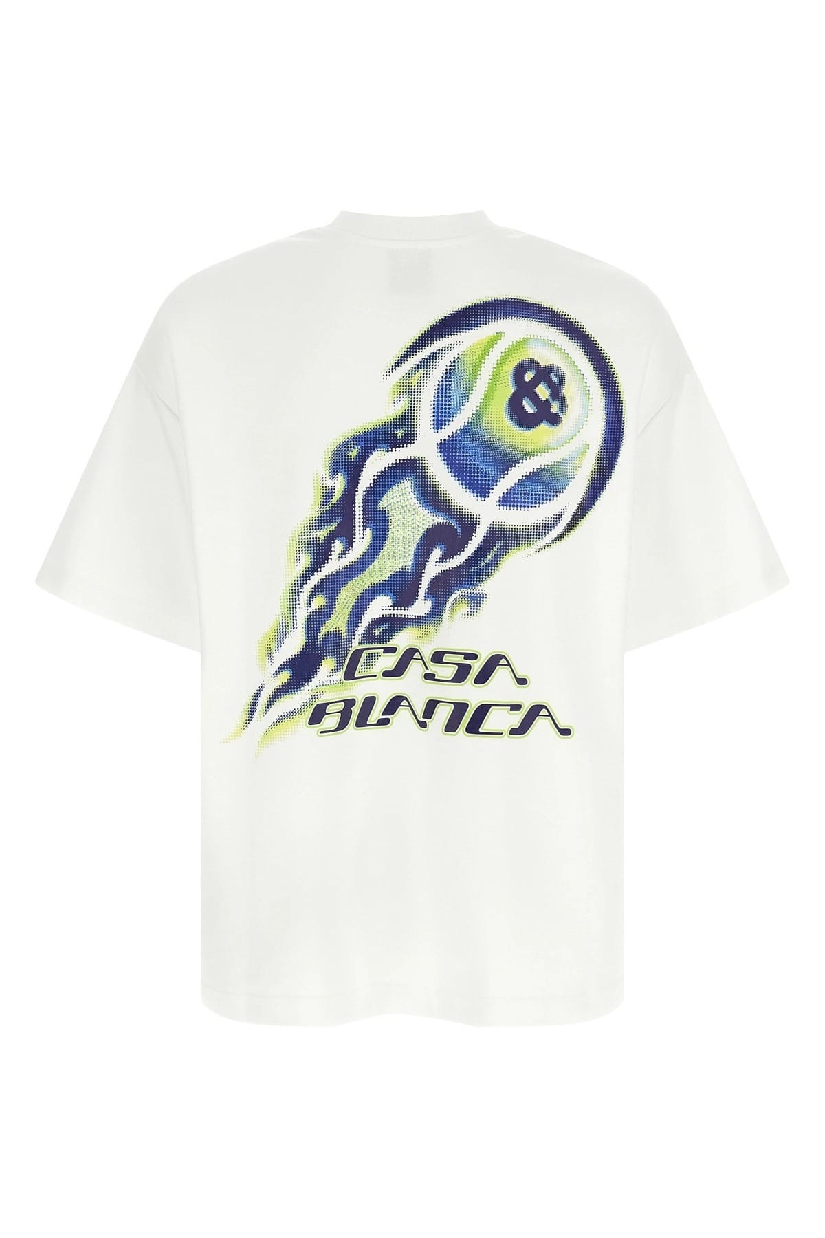 Casablanca Flammendes Tennisball-T-Shirt - alternate view