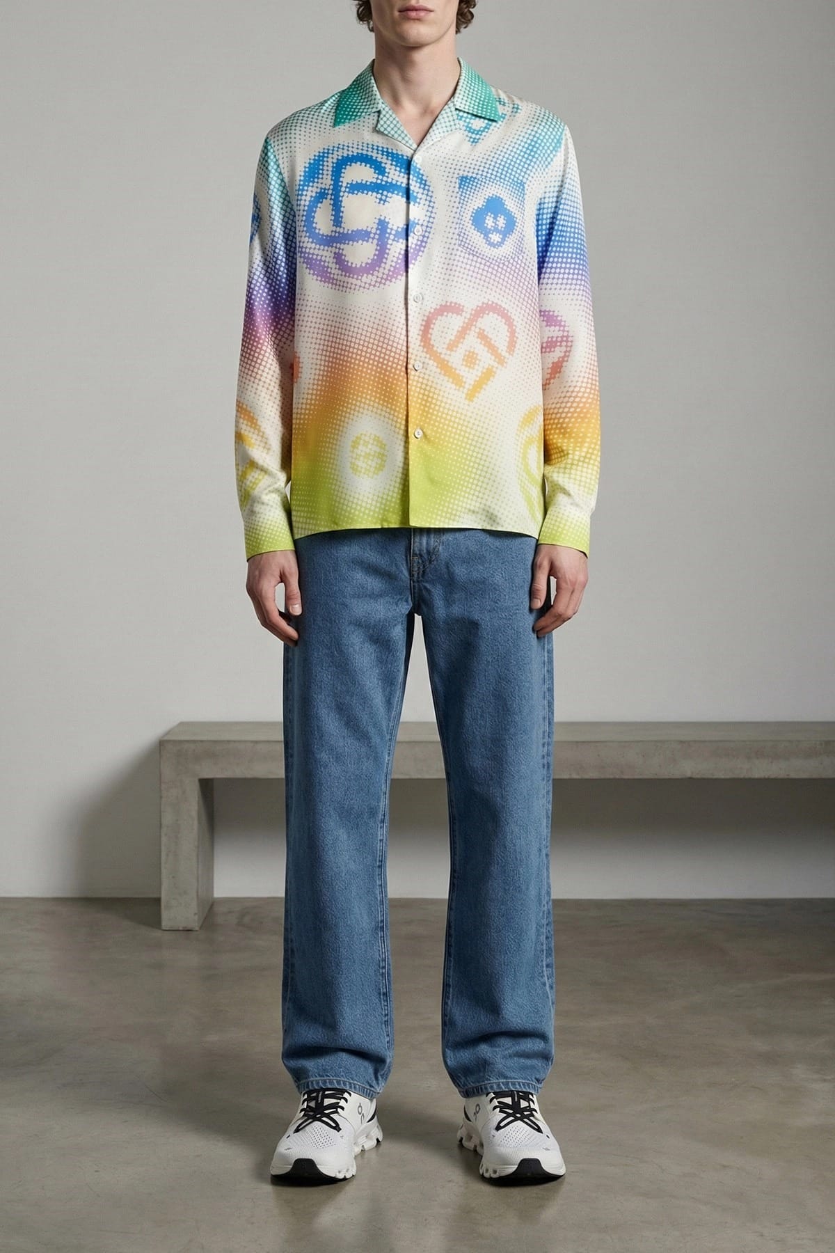 Casablanca Casablanca Halftone Logo Shirt
