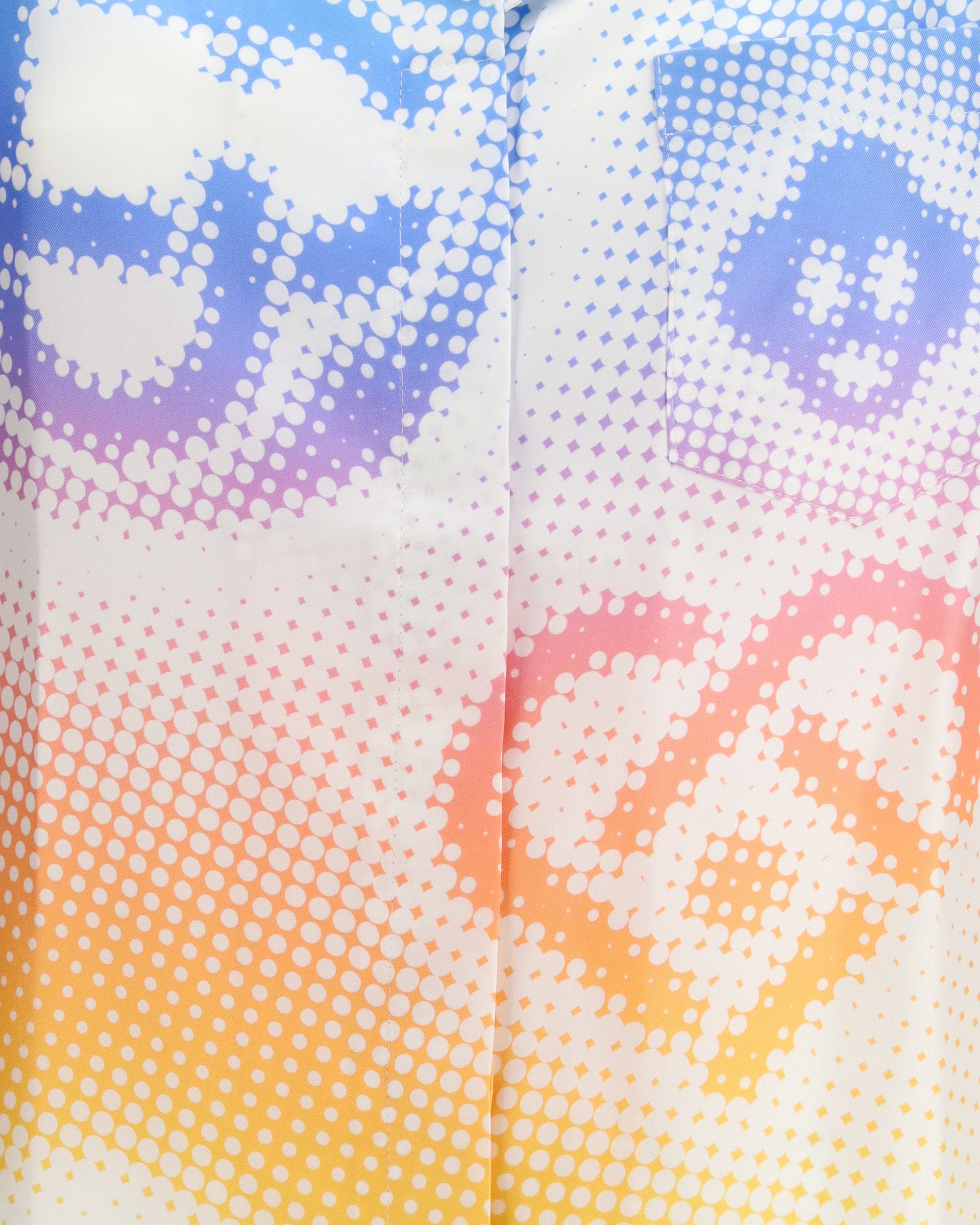 Casablanca Halftone Logo Short-Sleeve Shirt