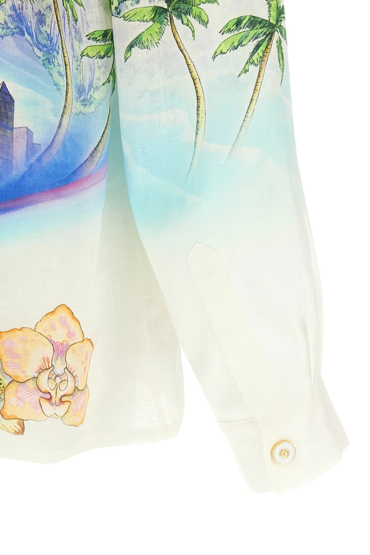 Casablanca Casablanca Innocence Print Linen Shirt