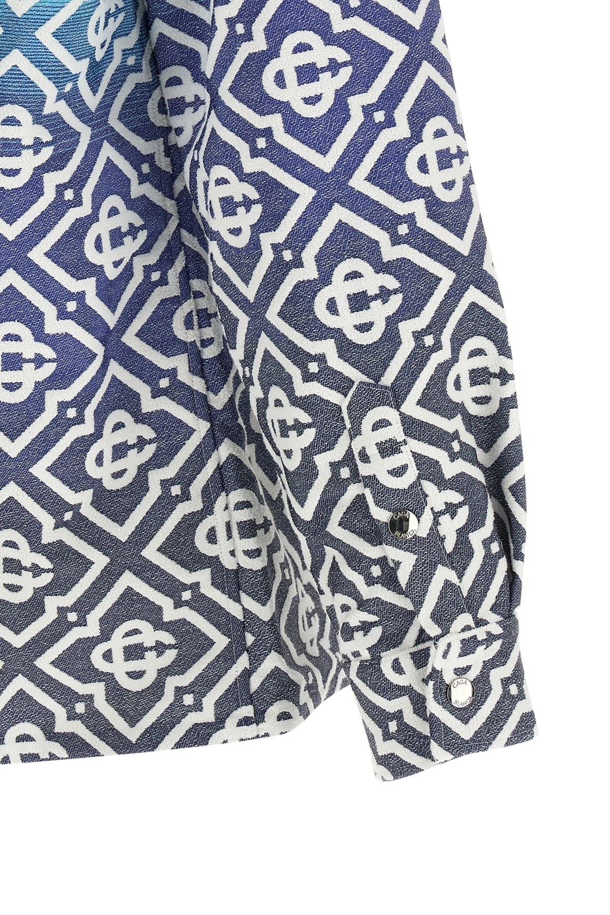 Casablanca Casablanca Monogram Gradient Jacquard Shacket