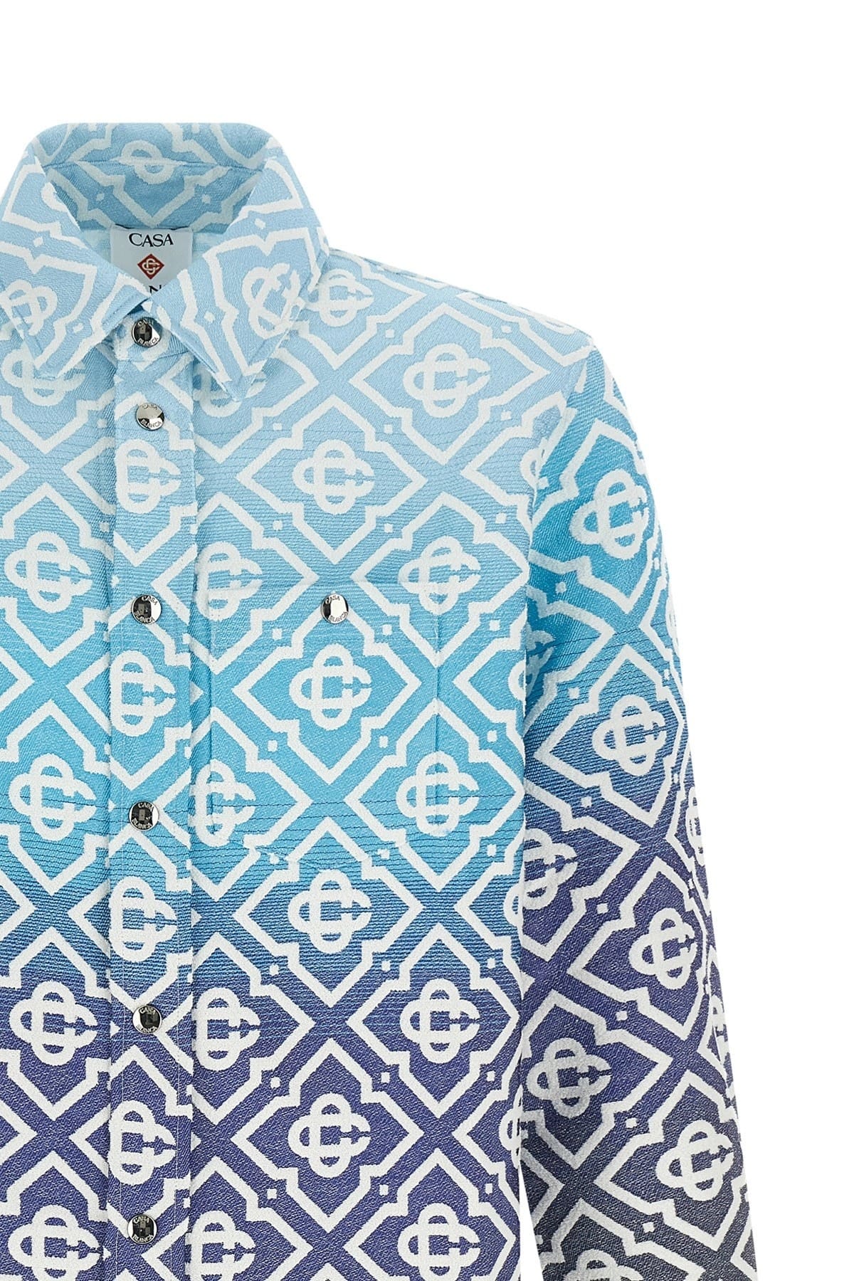Casablanca Casablanca Monogram Gradient Jacquard Shacket