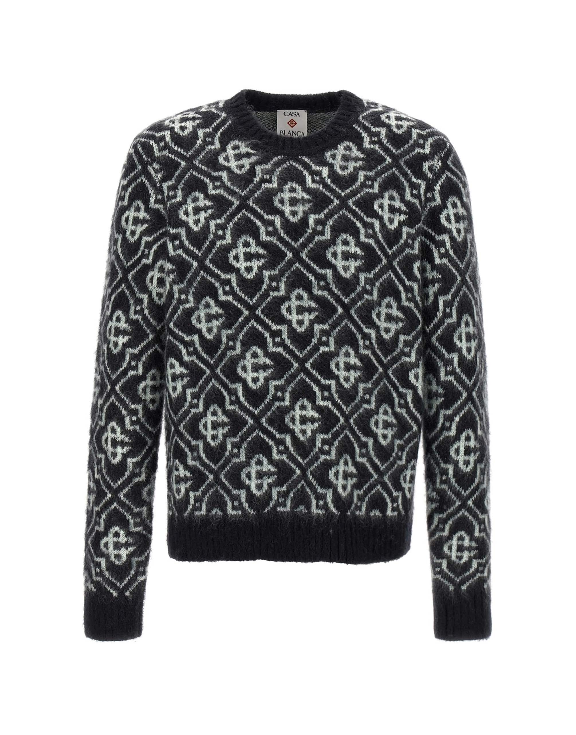 Casablanca Casablanca Monogram Mohair Sweater