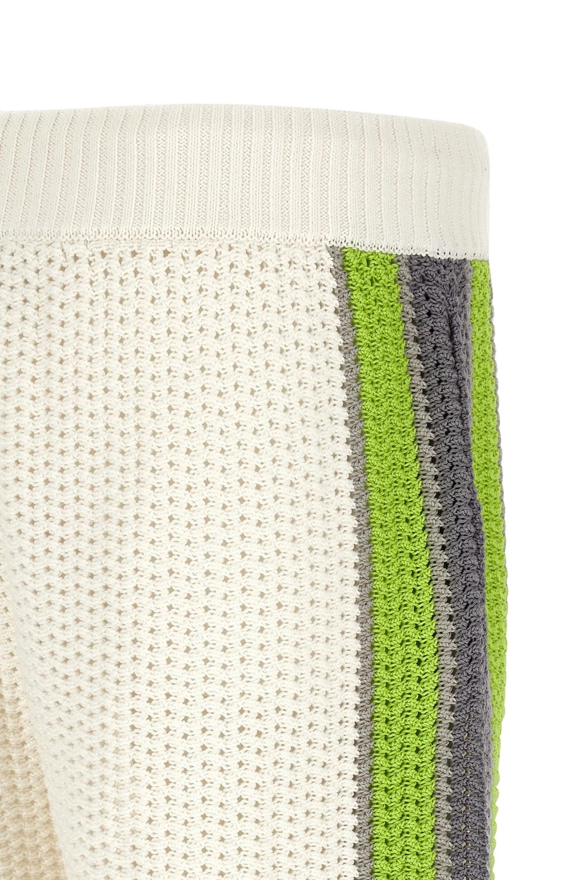 Casablanca Casablanca Stripe Crochet Bermuda Shorts