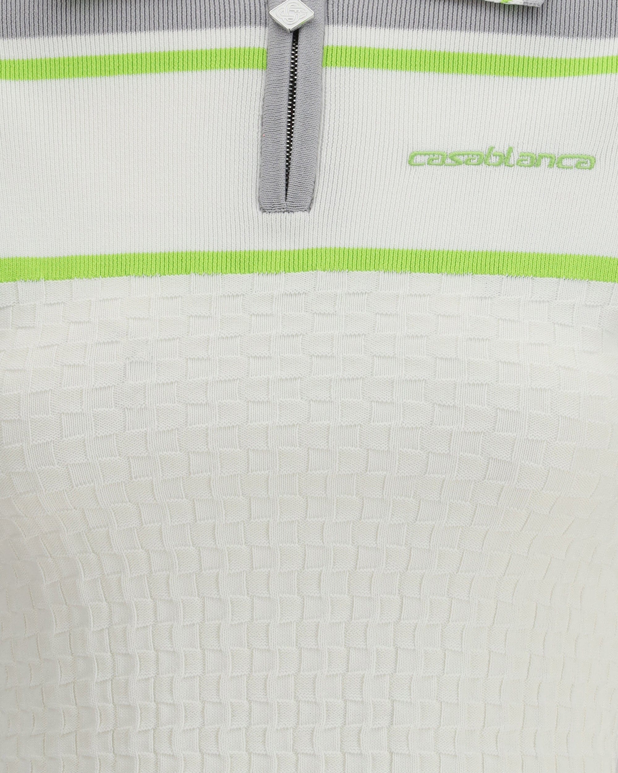 Casablanca Tennis Knit Polo Shirt