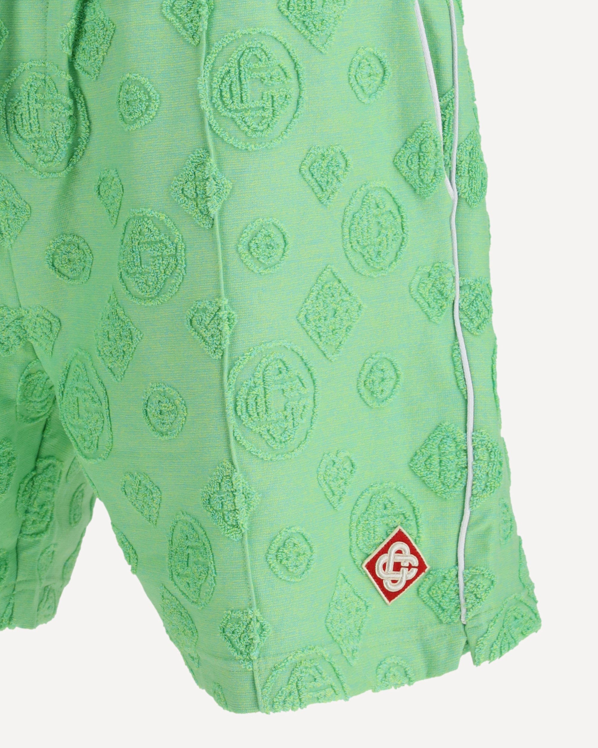 Casablanca Towelling Monogram Casual Shorts