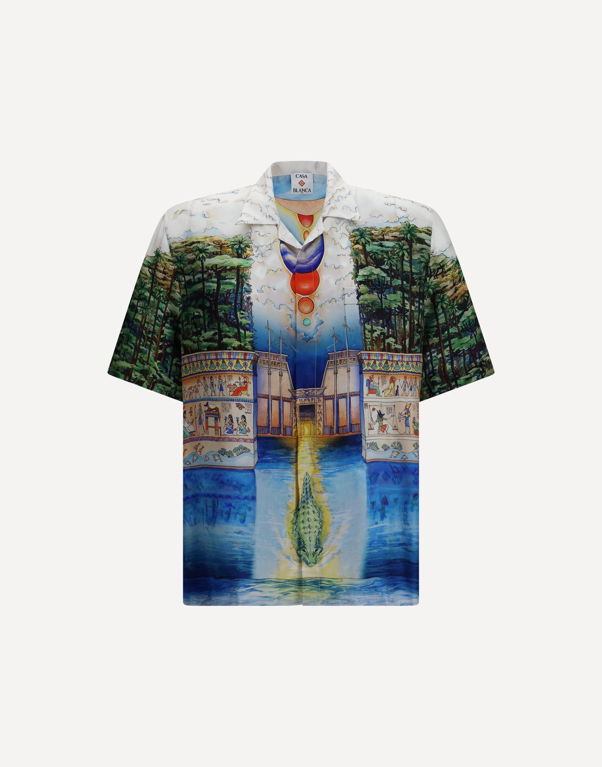 Camicia stampata Trompe L'Oeil Casablanca