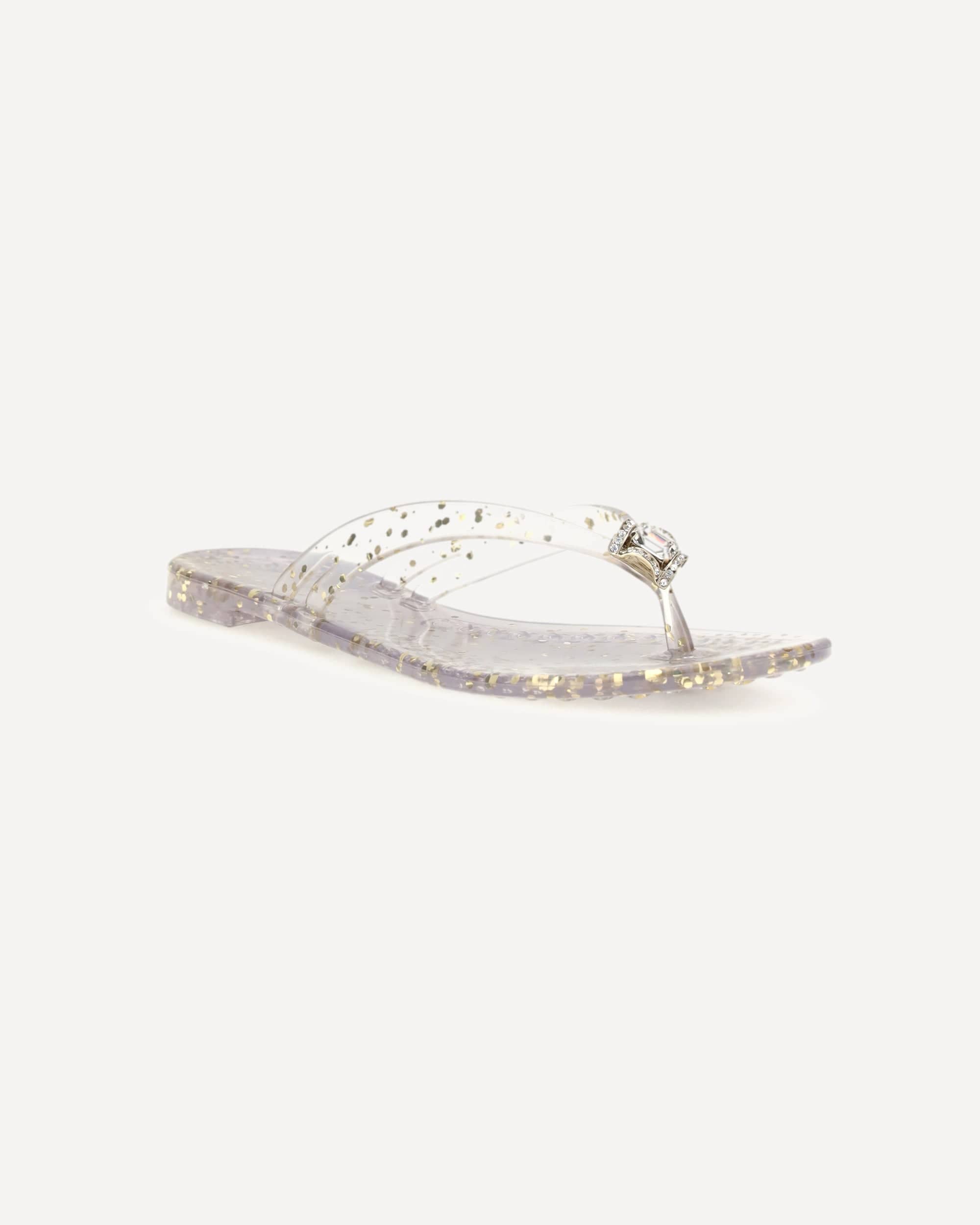 Casadei Glitter Thong Sandals - alternate view