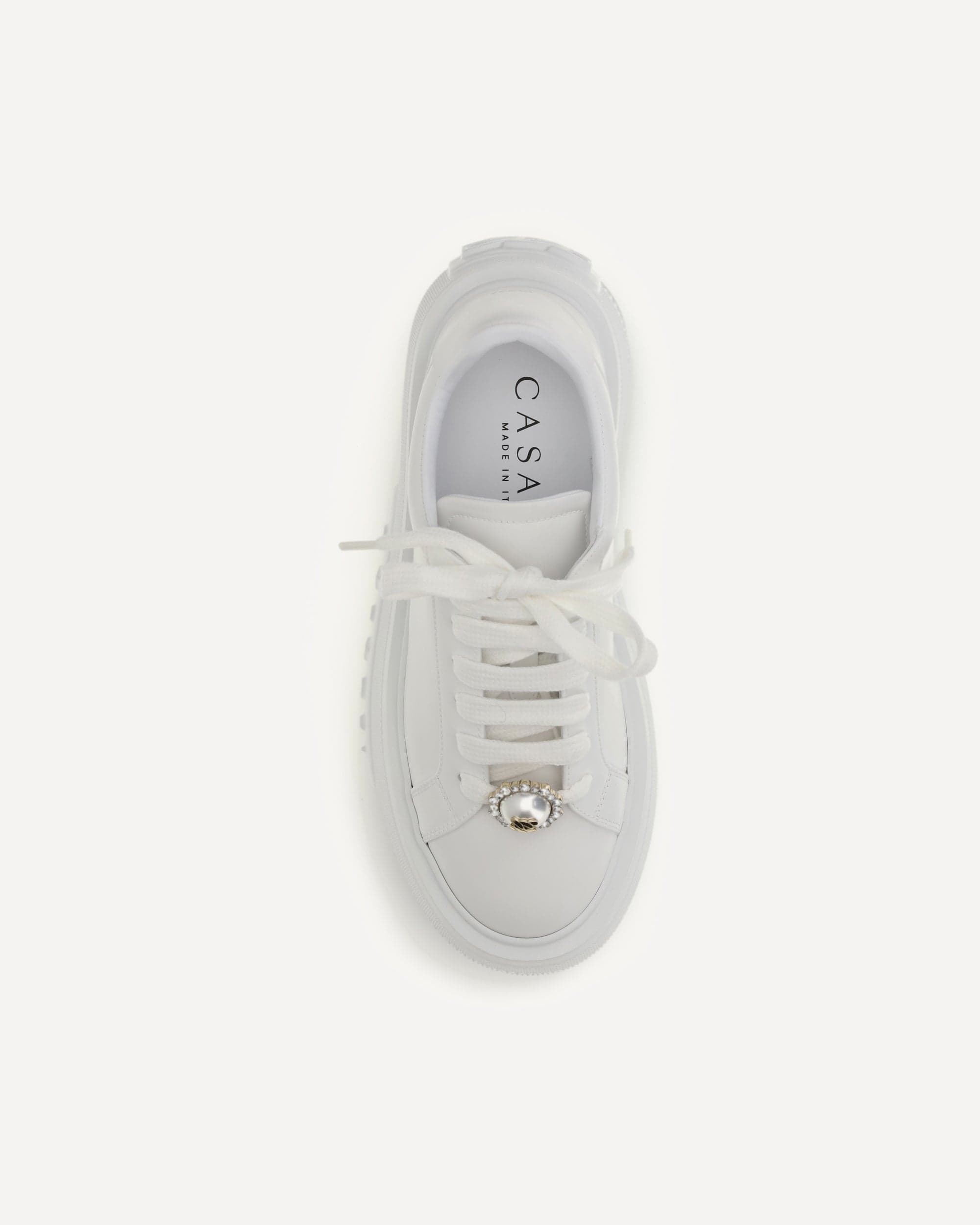 Casadei Nexus Lace-Up Sneakers With Platform Sole