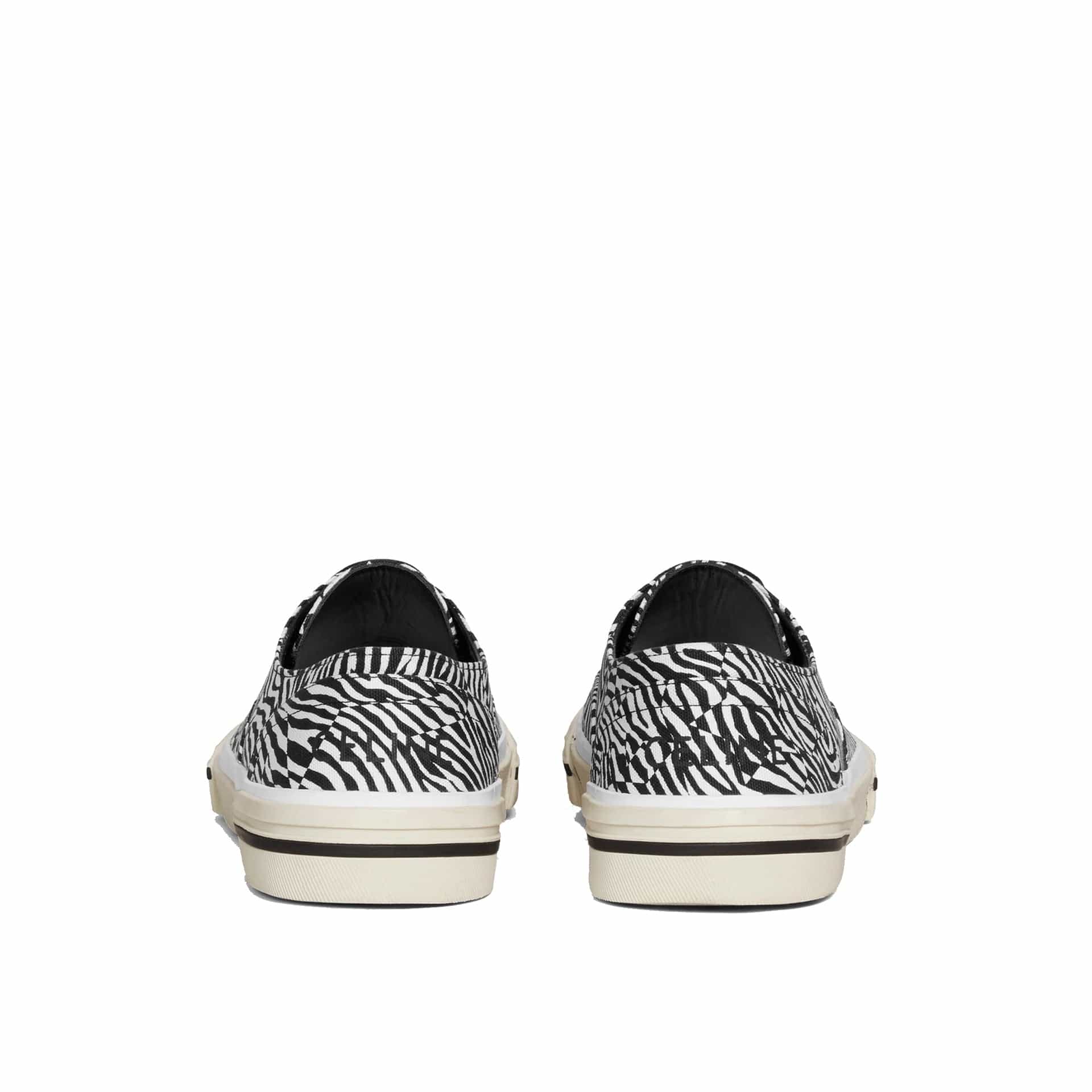 Celine Elliot Canvas Sneakers Zebra Print