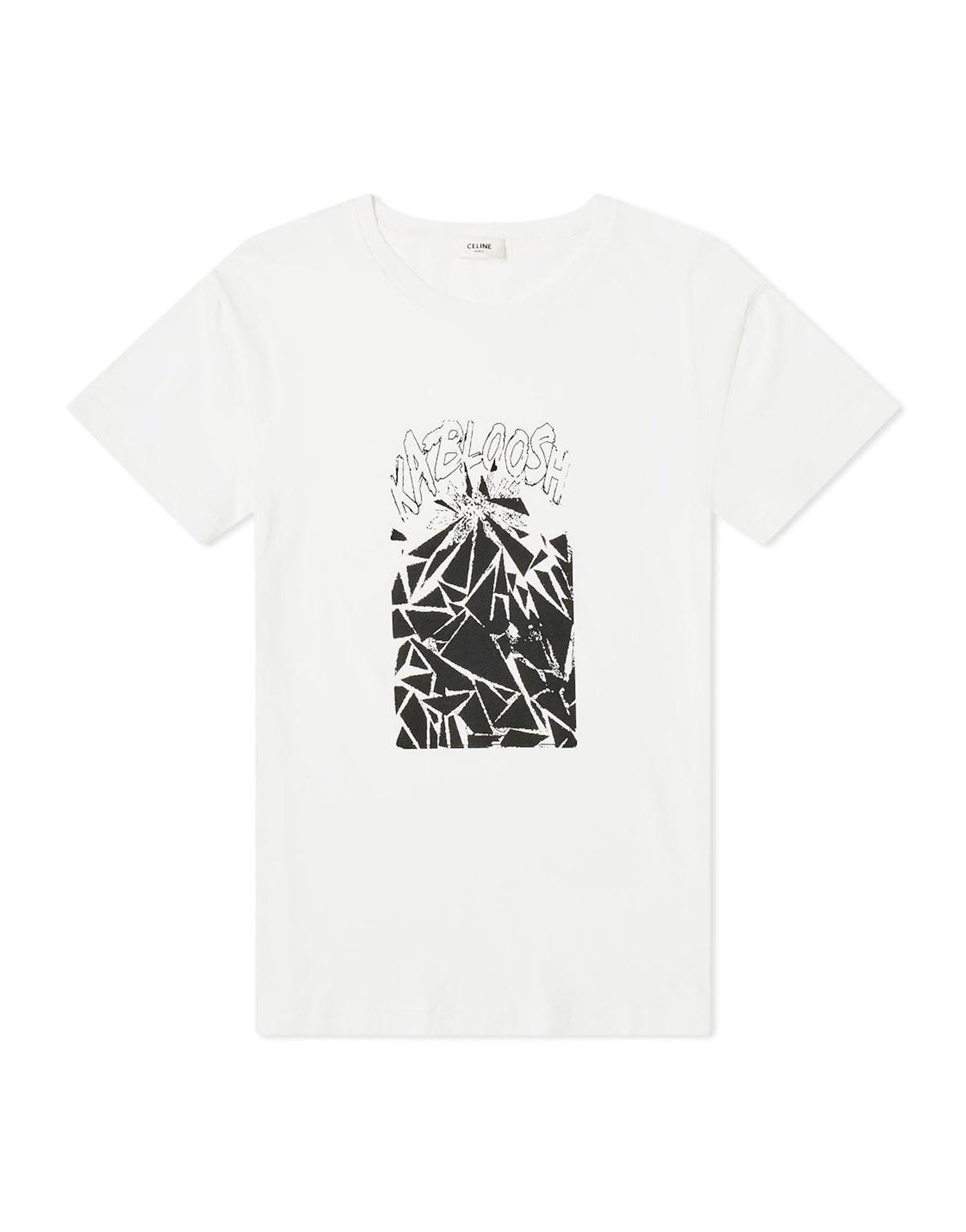Celine Printed Cotton T-Shirt