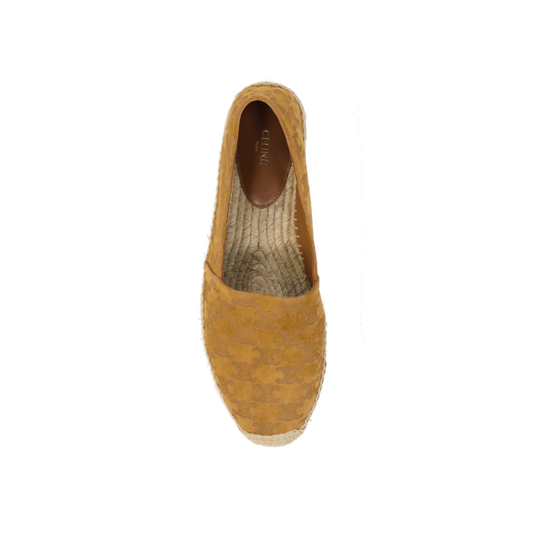 Celine Triomphe Suede Espadrilles