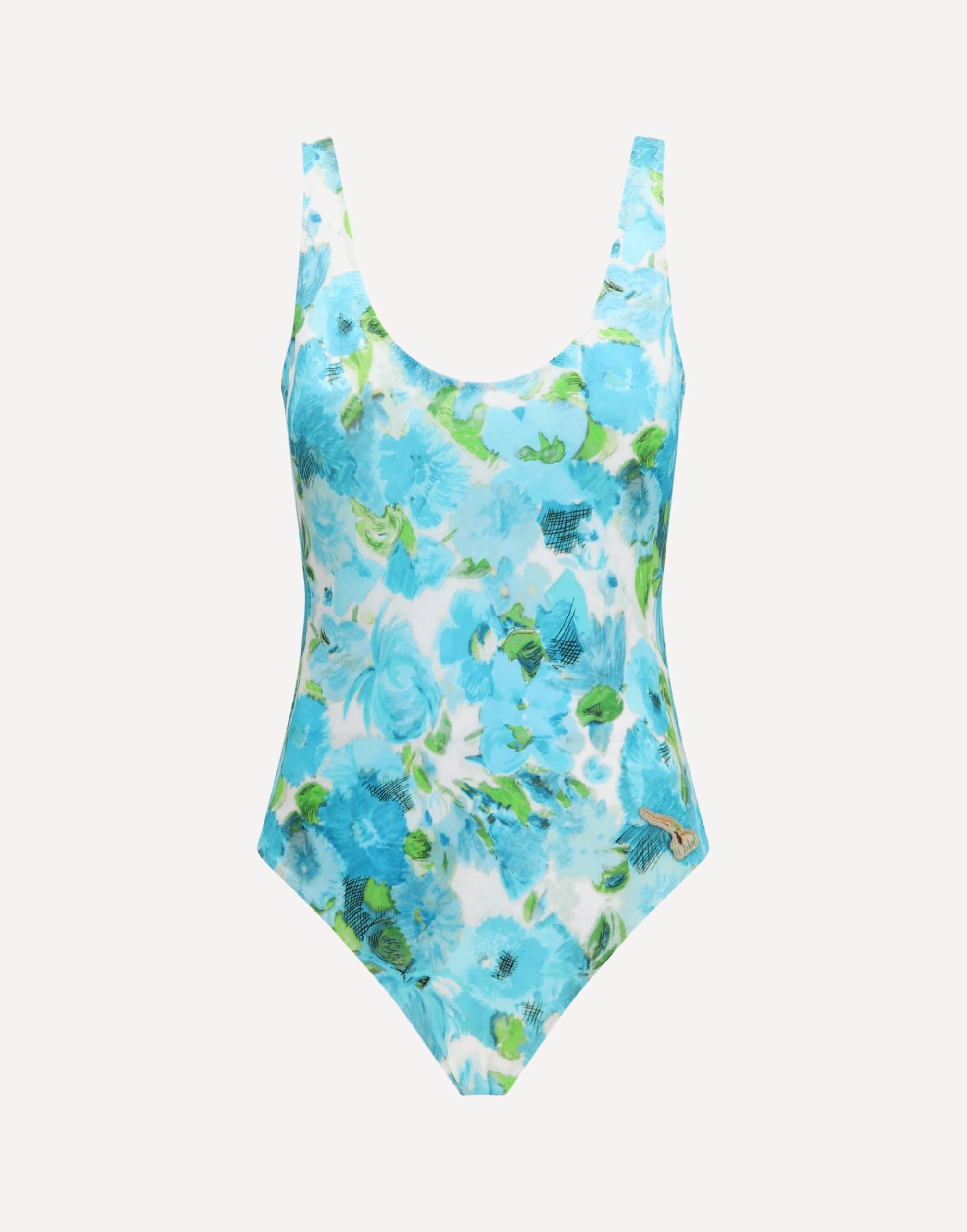 Chloé Aquatic Flowers Print One-Piece Swimsuit