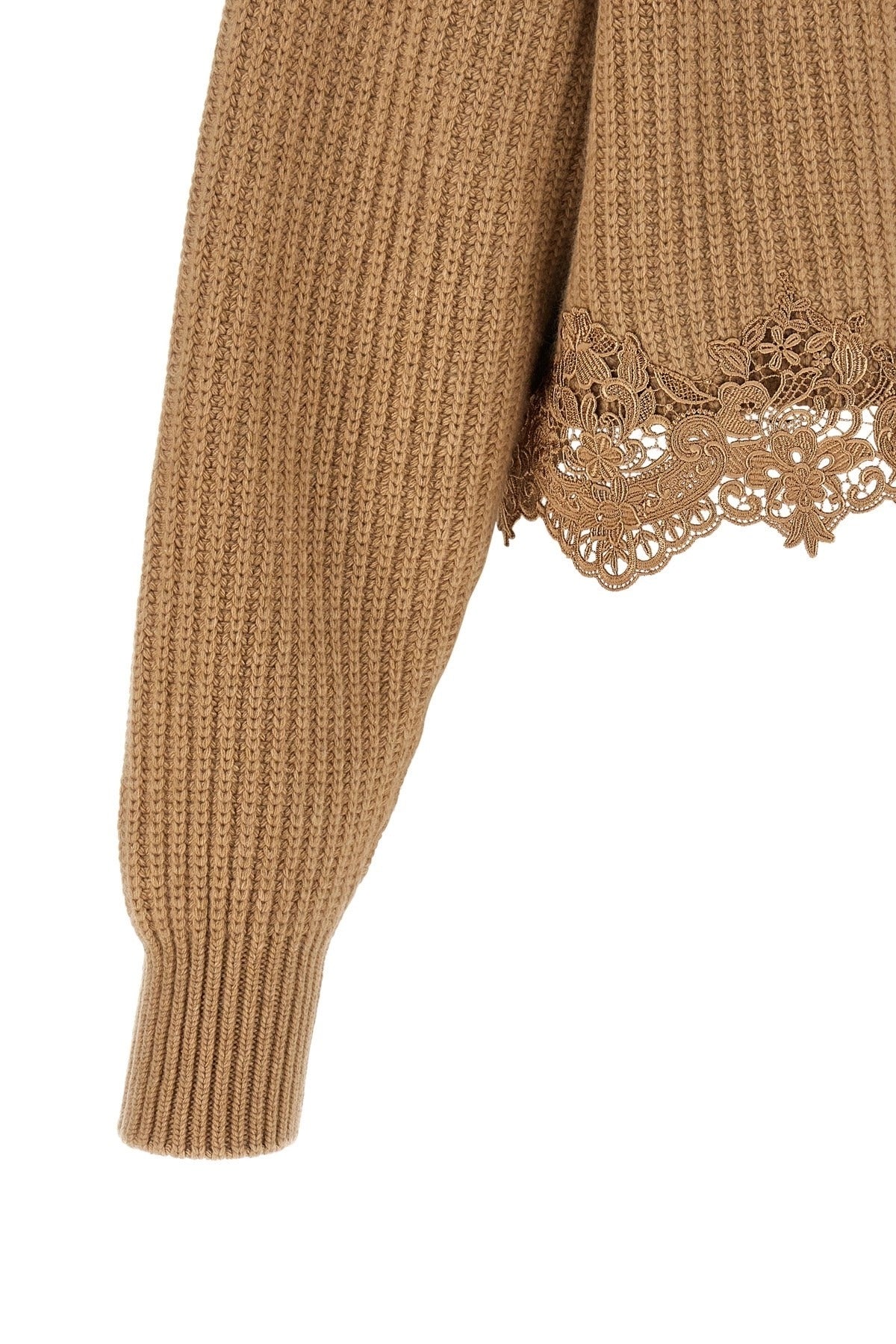 Chloé Cropped Lace Sweater