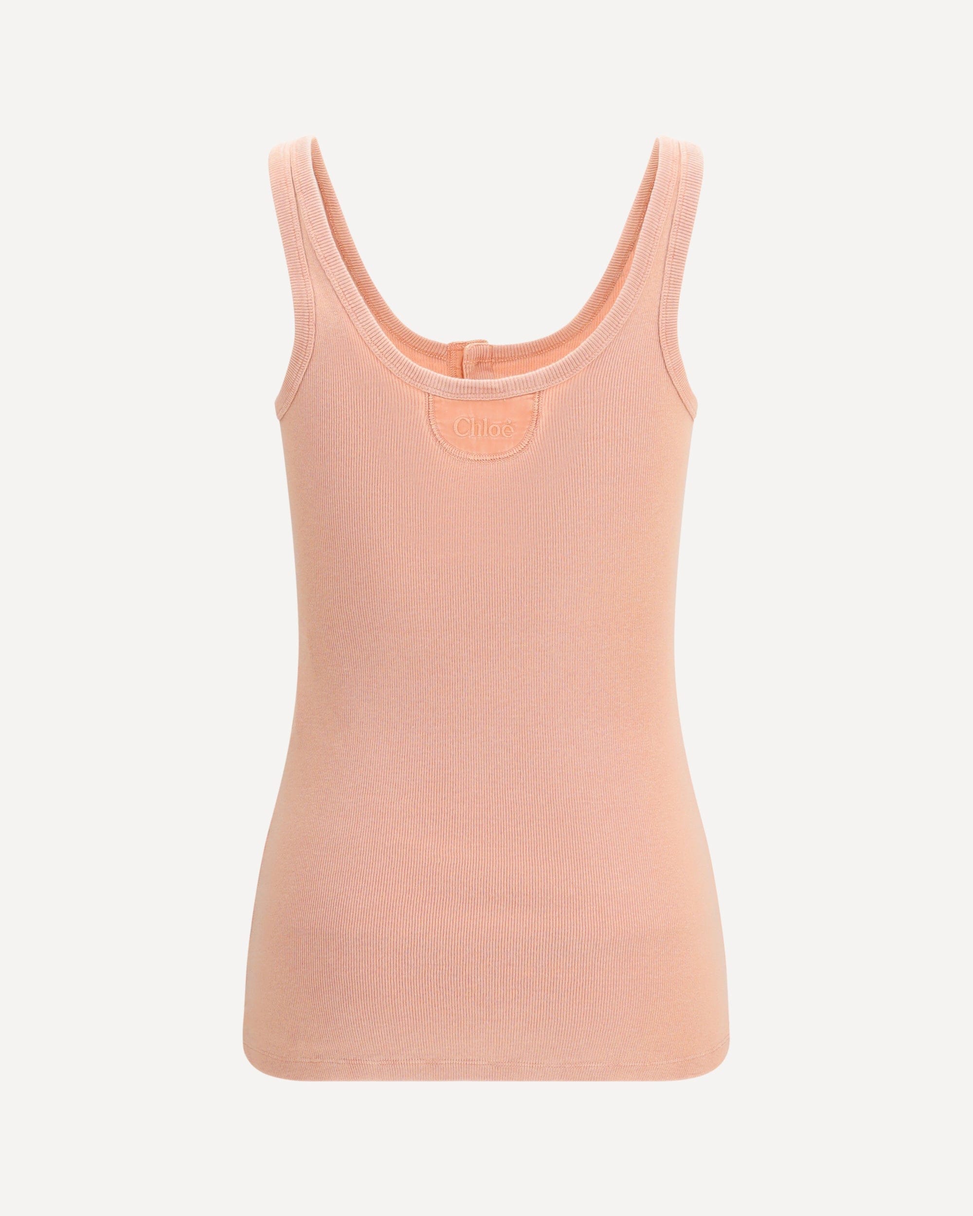 Chloé Fitted Henley Tank Top - alternate view