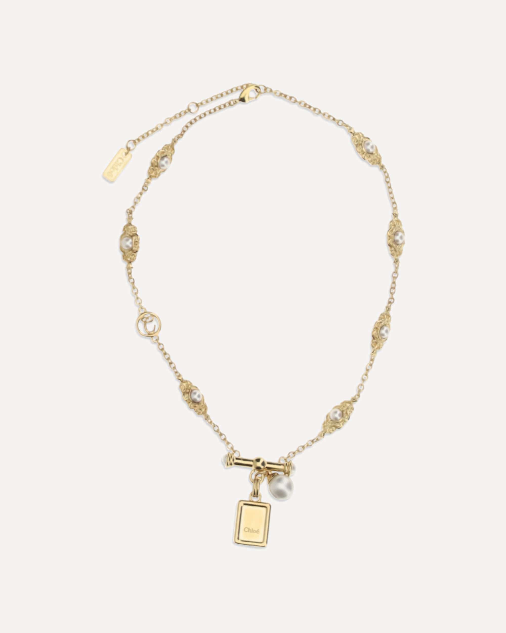 Chloé Heirloom Necklace With Resin Pearl - alternate view
