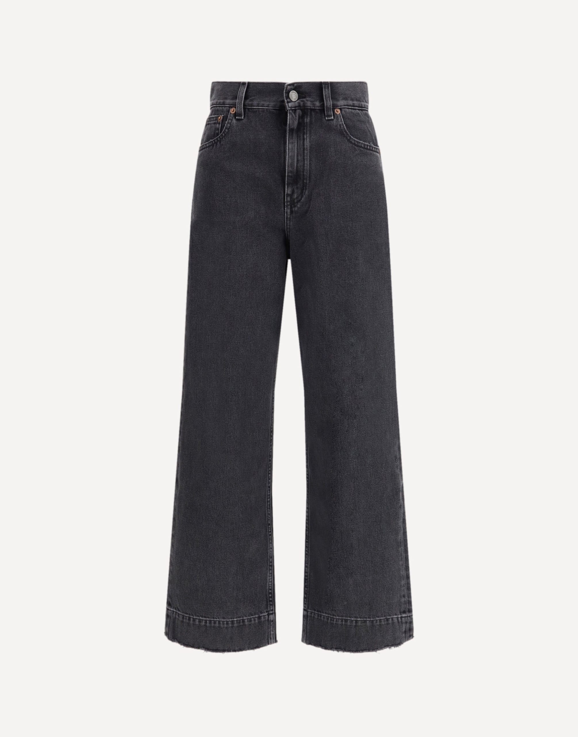 Chloé High-Waisted Cropped Denim Jeans