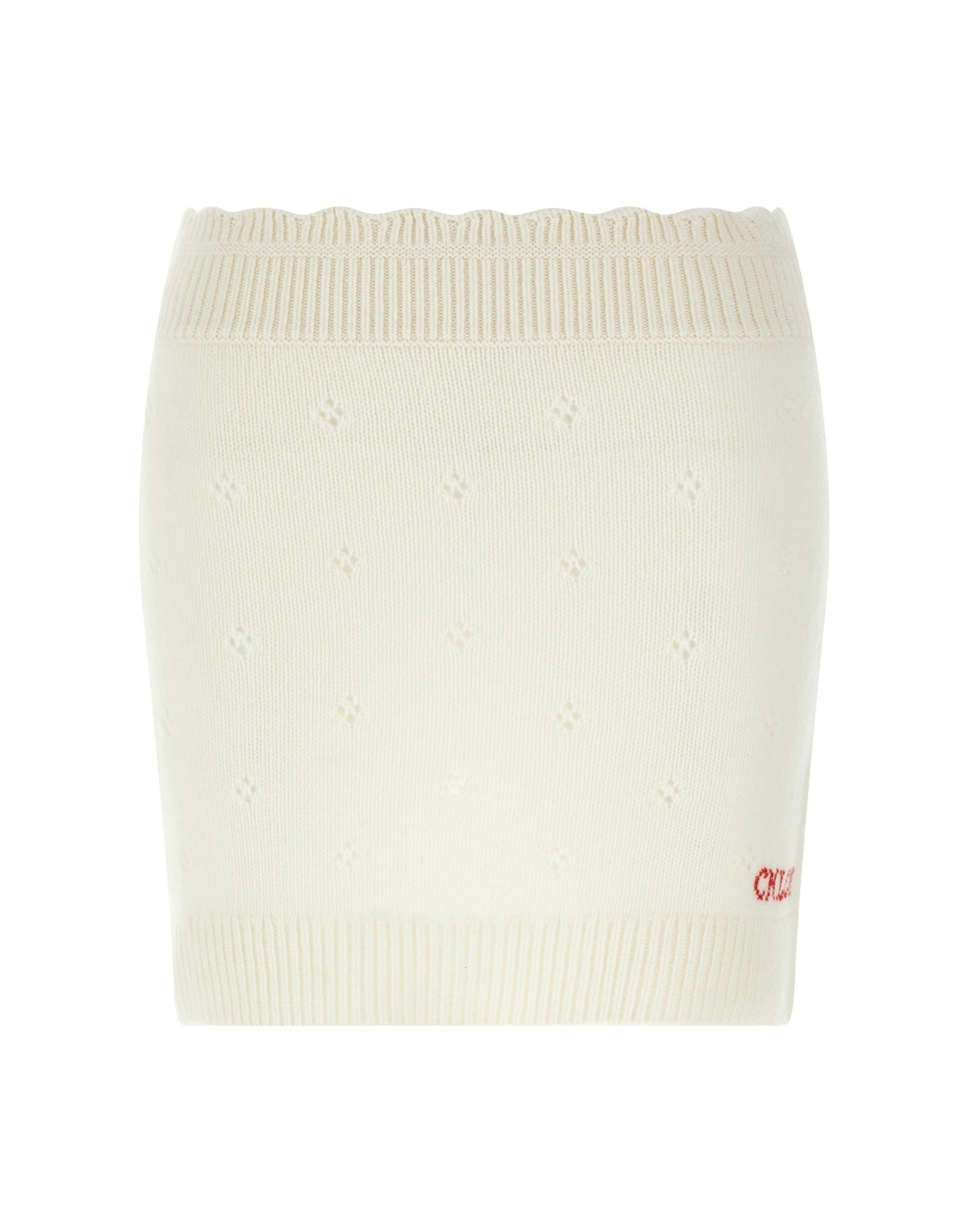 Chloé Chloé Jacquard Logo Mini Skirt