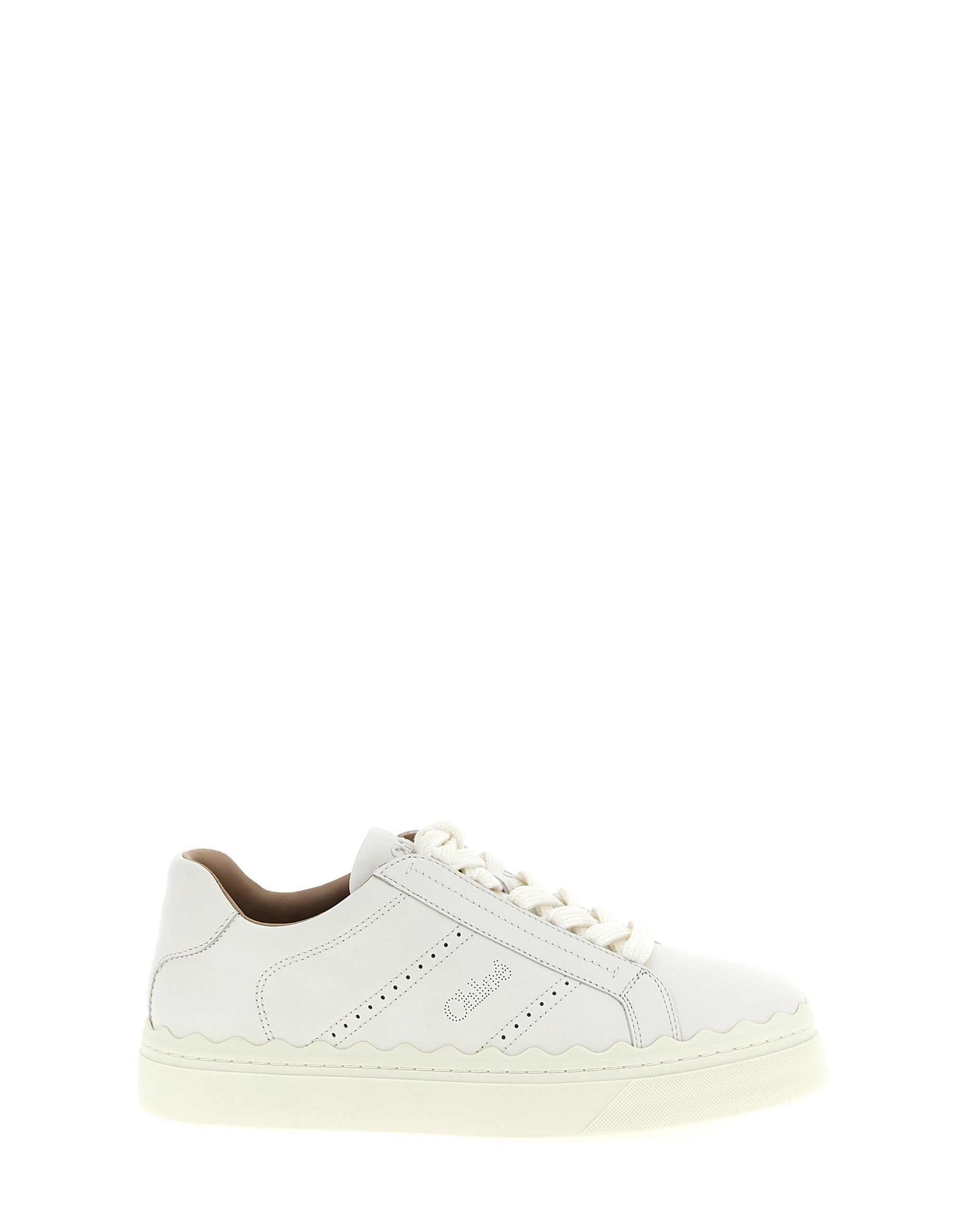 Chloé Lauren Leather Sneakers