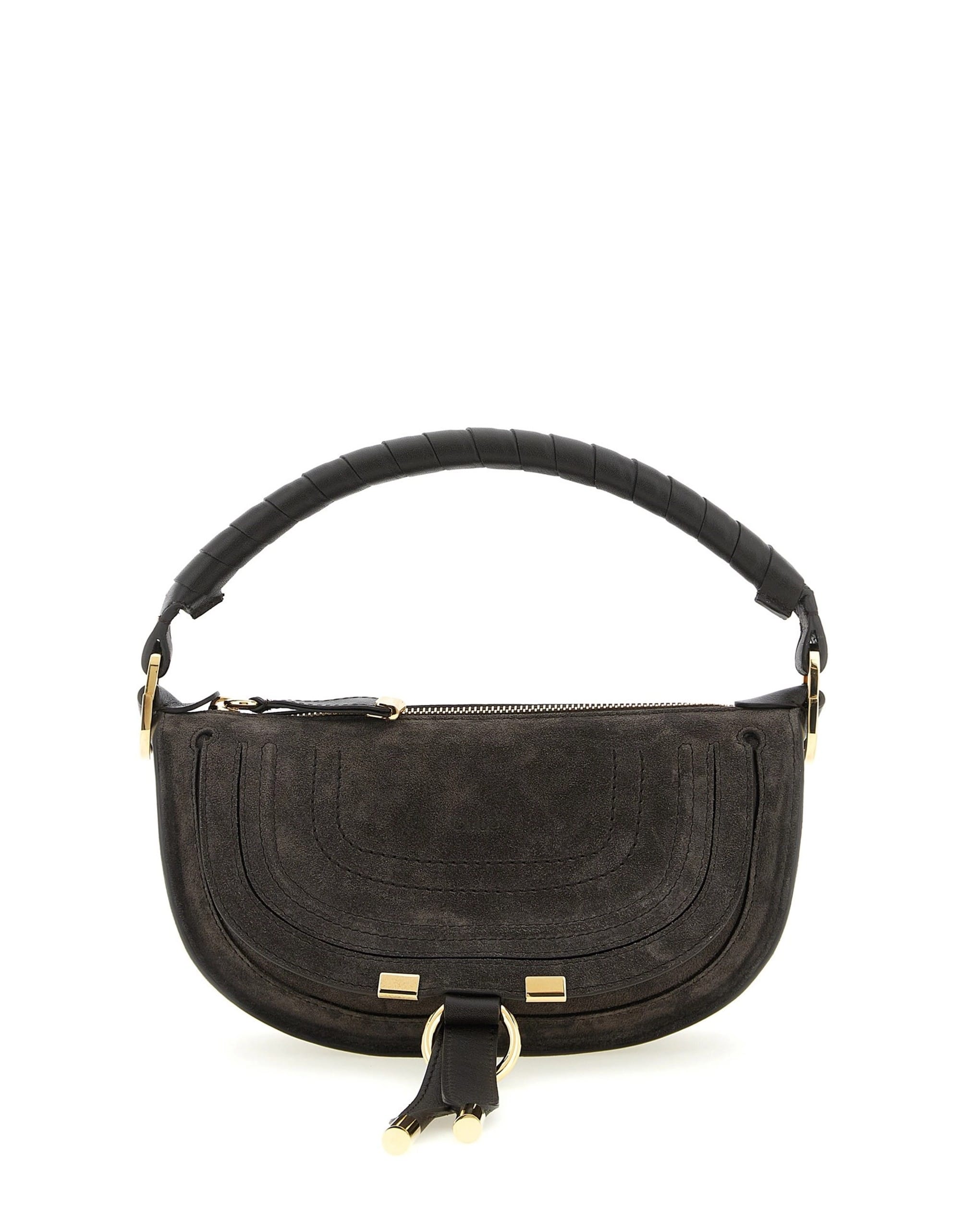 Chloé Chloé Marcie Mini Suede Shoulder Bag