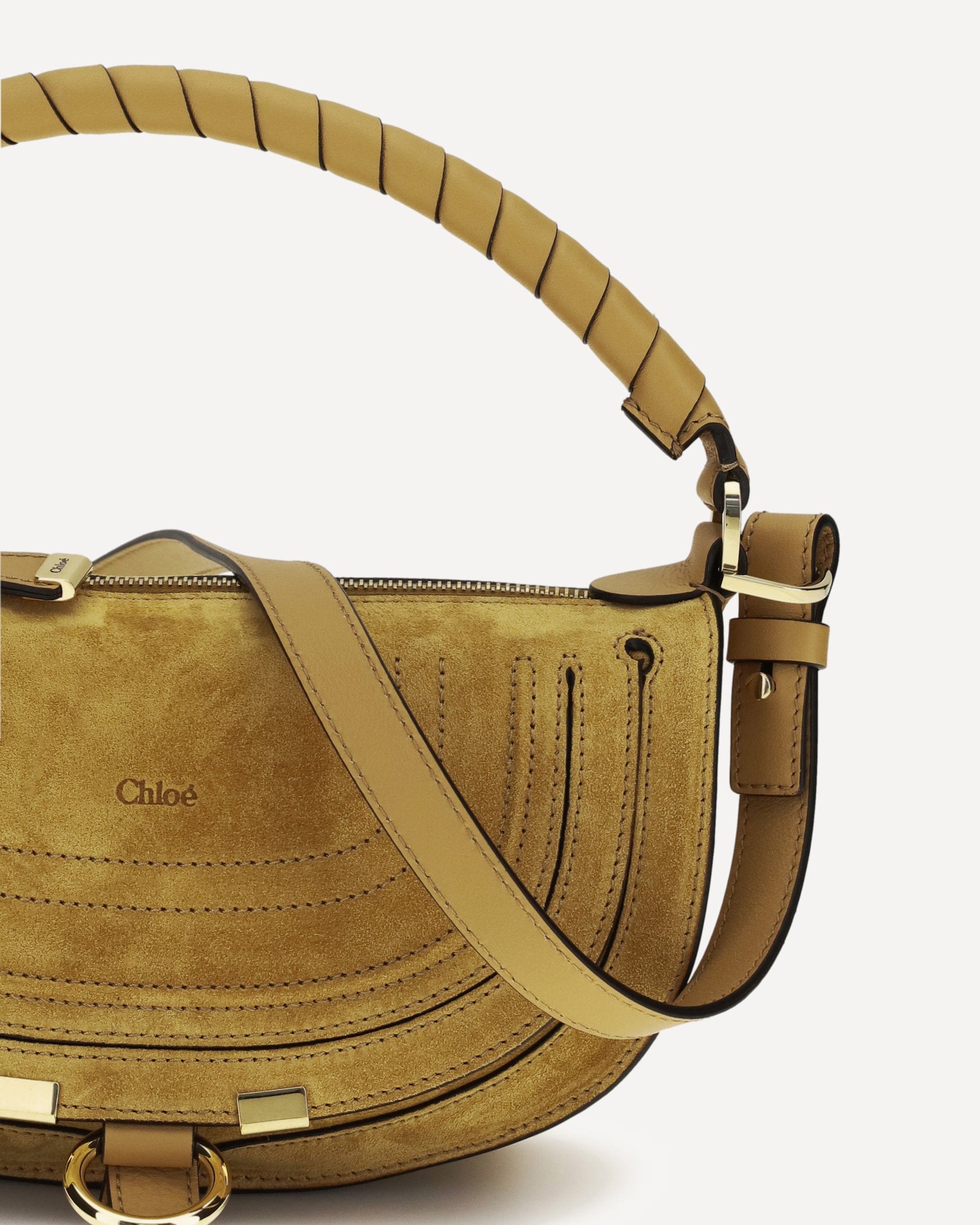 Chloé Marcie Suede Mini Shoulder Bag