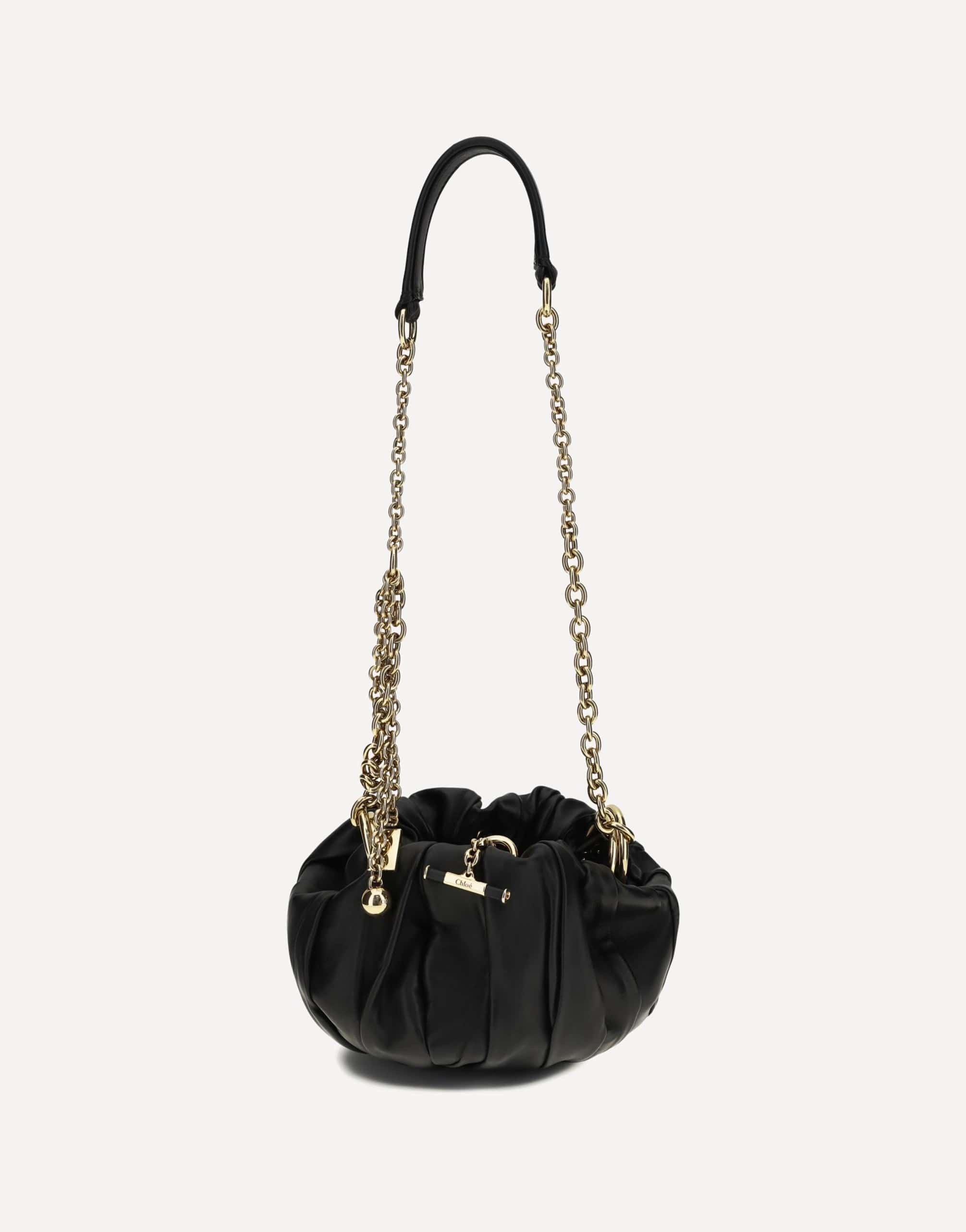 Chloé Plissé Leather Shoulder Bag