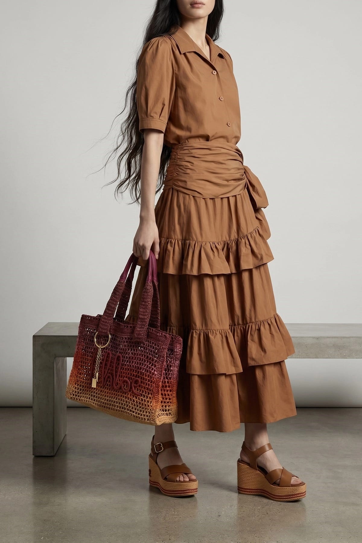 Chloé Chloé Sand Wedge Sandals