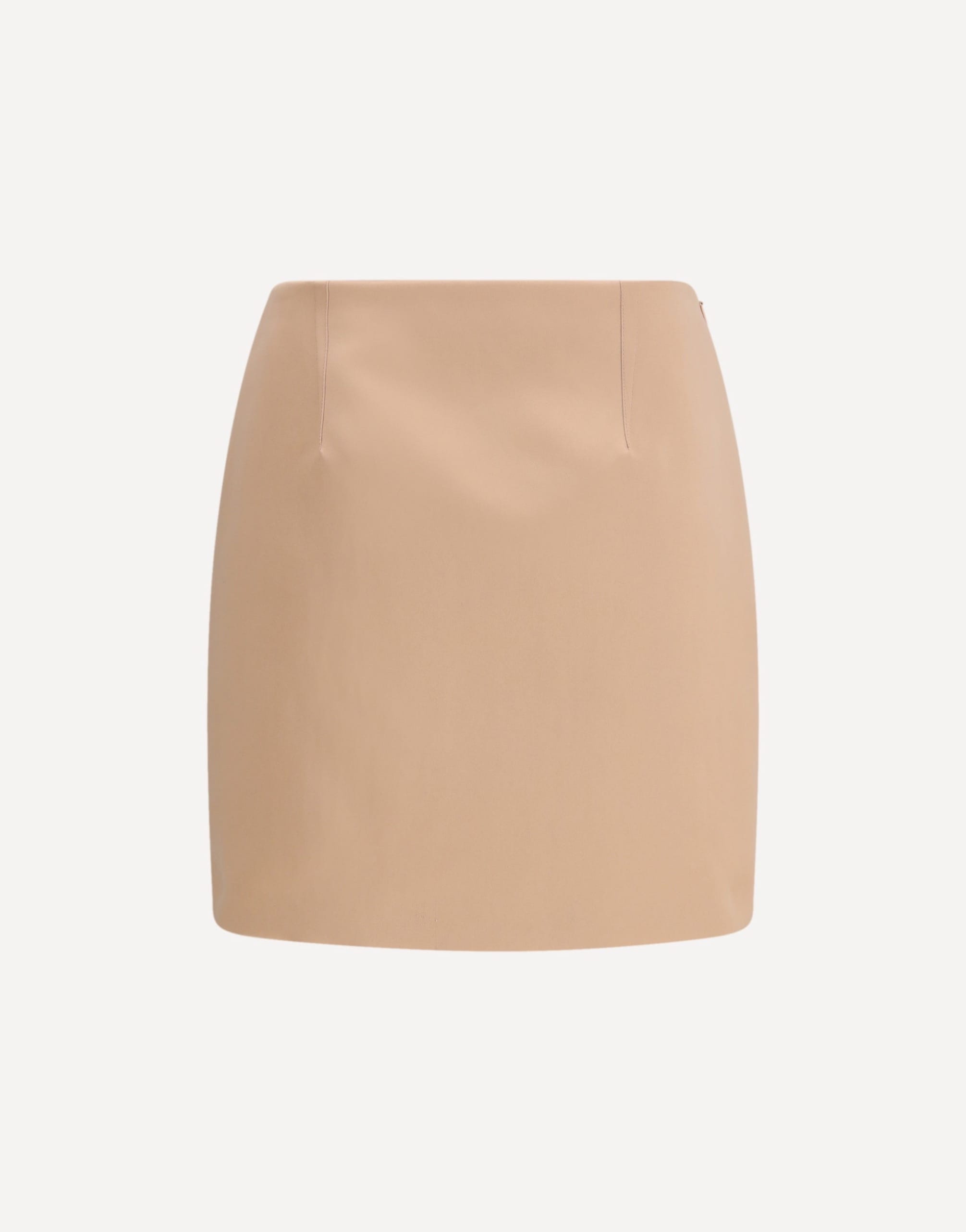 Chloé Satin Mini Skirt With Side Zip