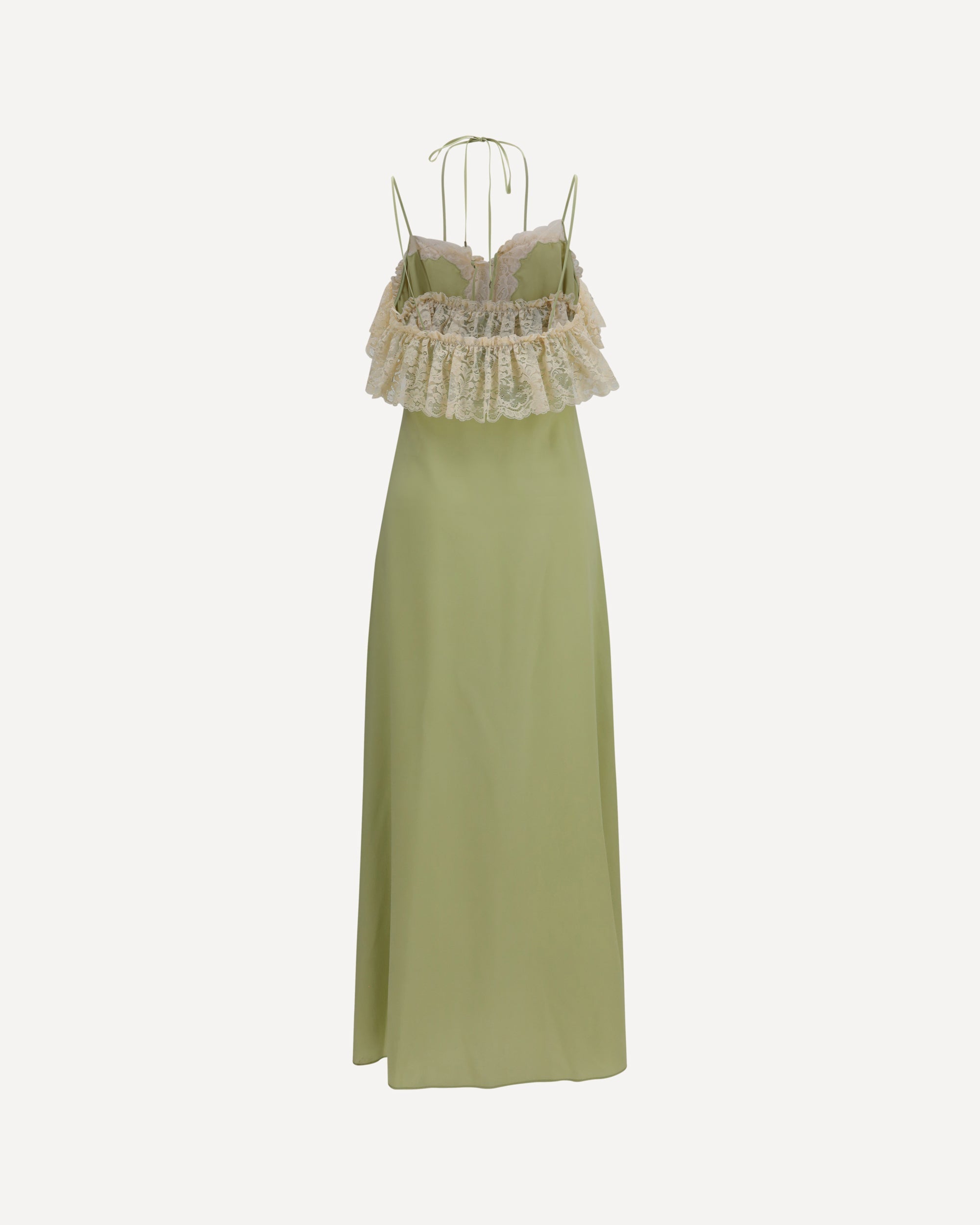 Chloé Silk Dress With Lace Details