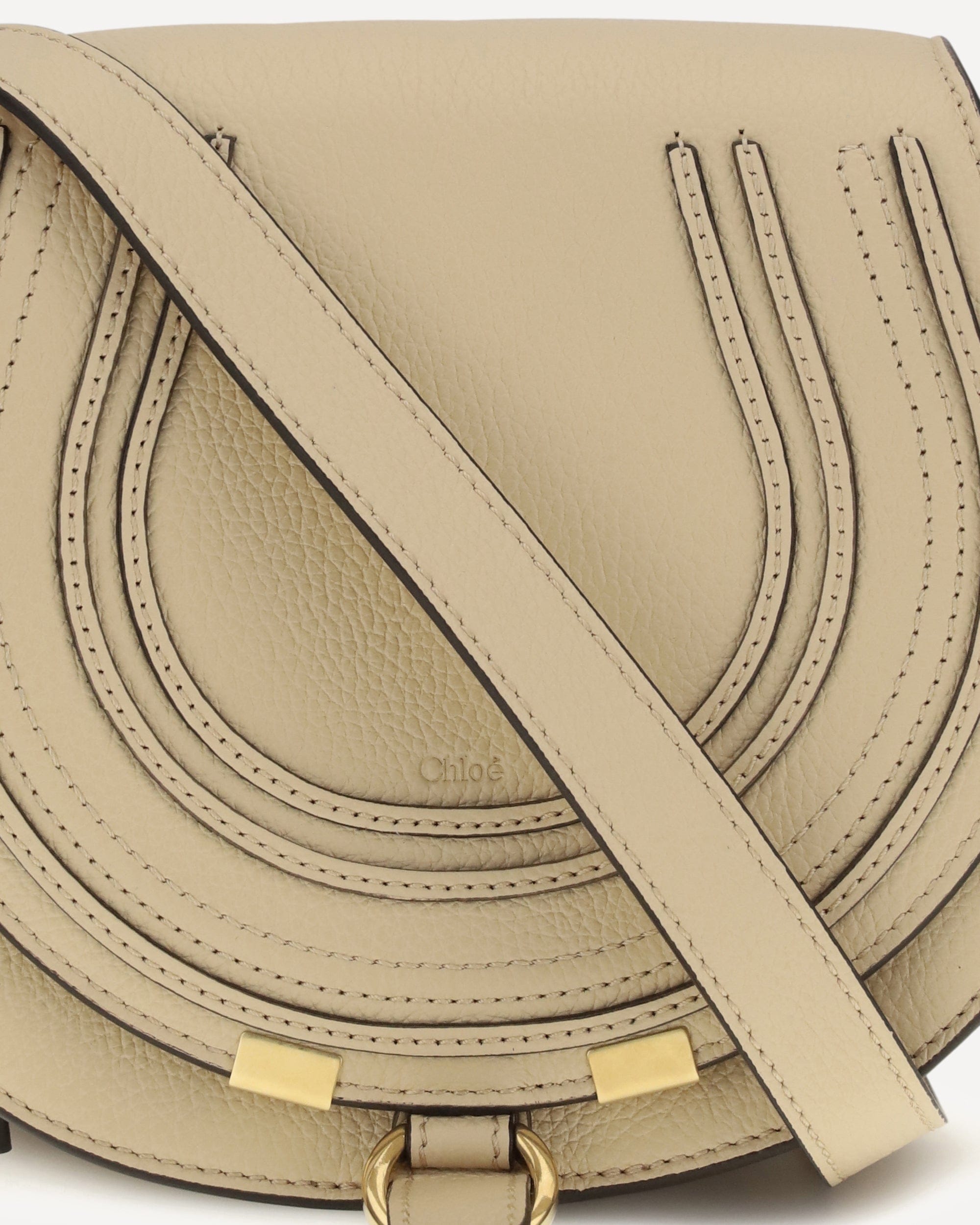 Chloé Chloé Small Marcie Leather Shoulder Bag
