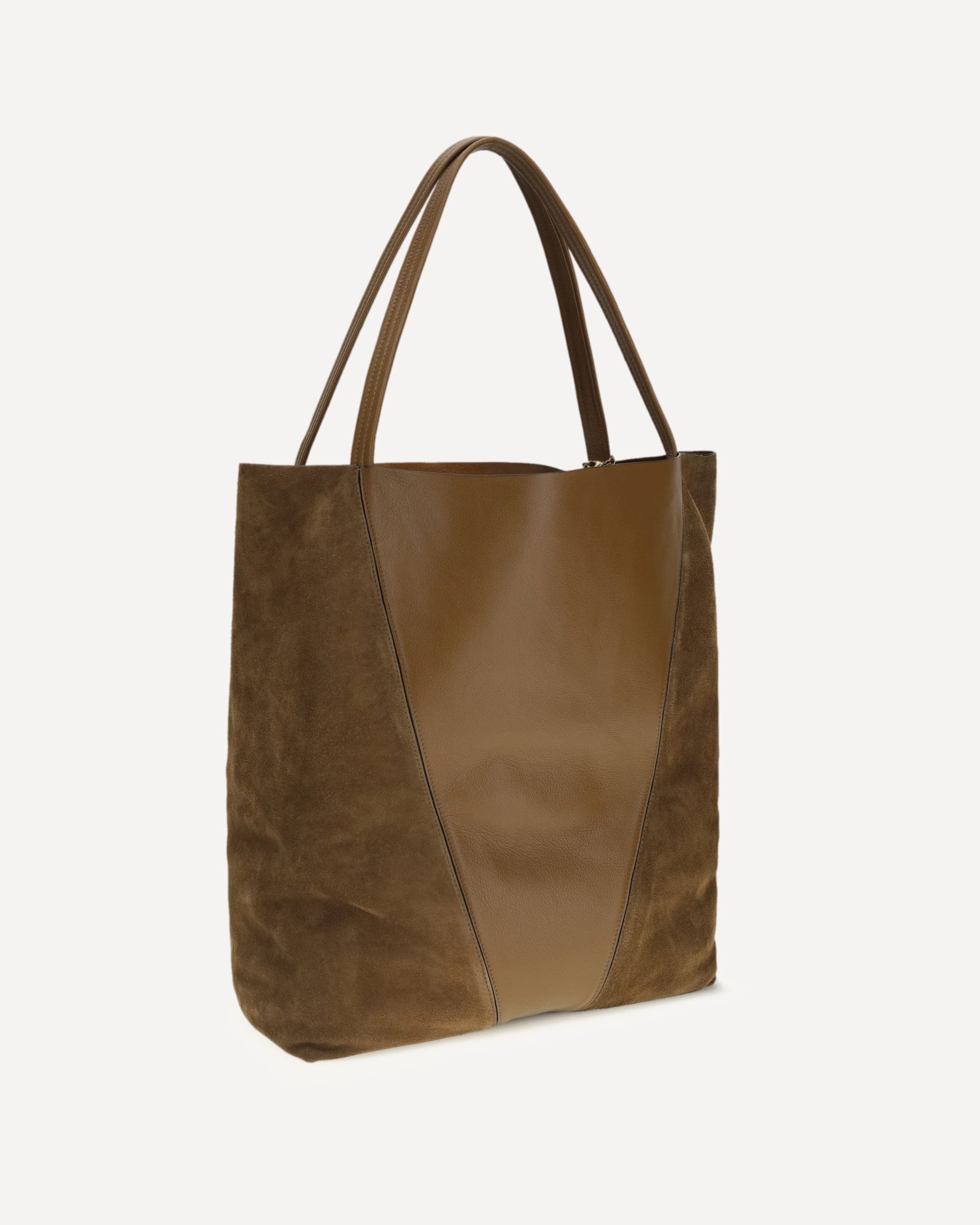 Chloé Spin Tote Bag Grenadine Leather And Suede
