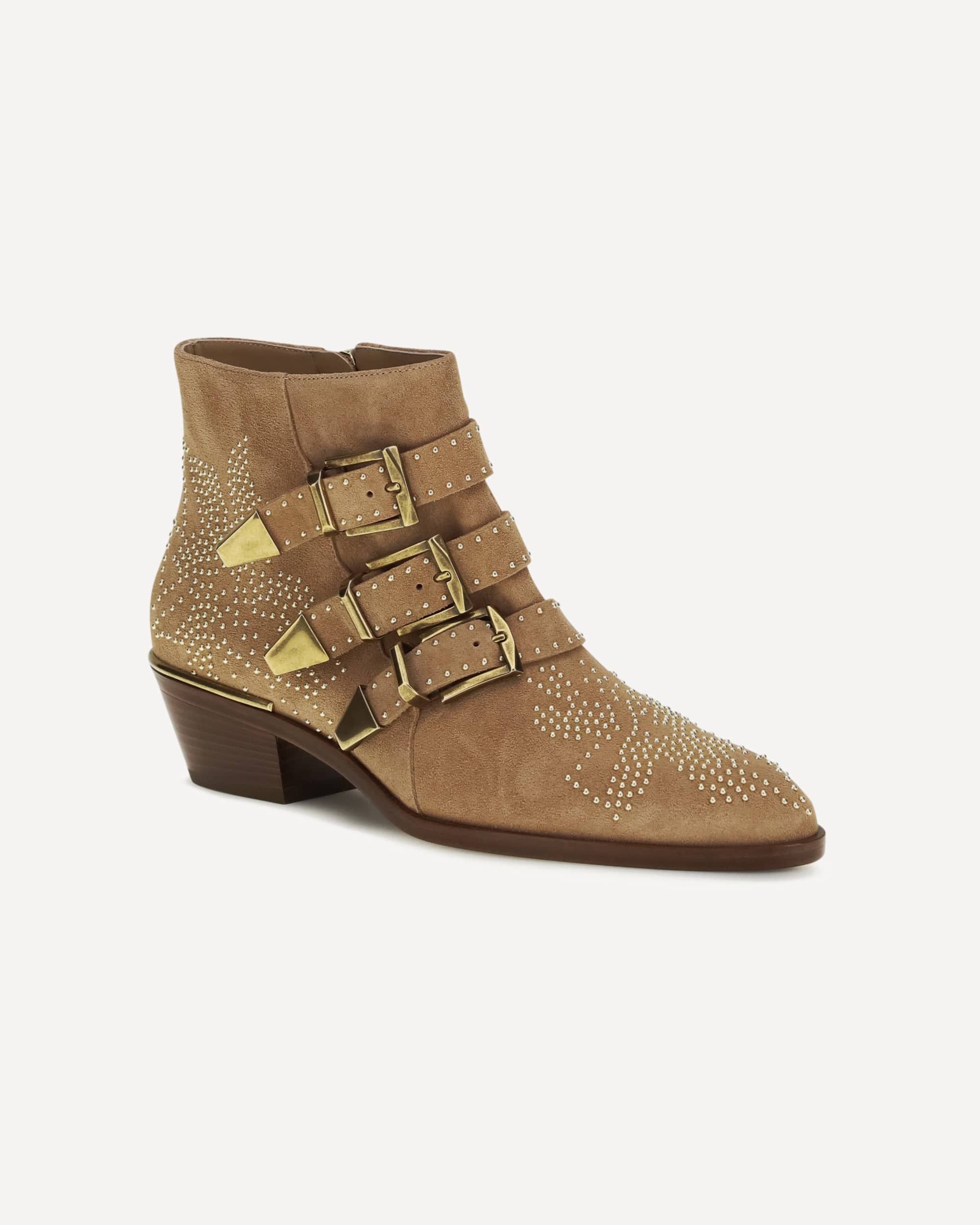 Chloé Suede Leather Ankle Boots - alternate view