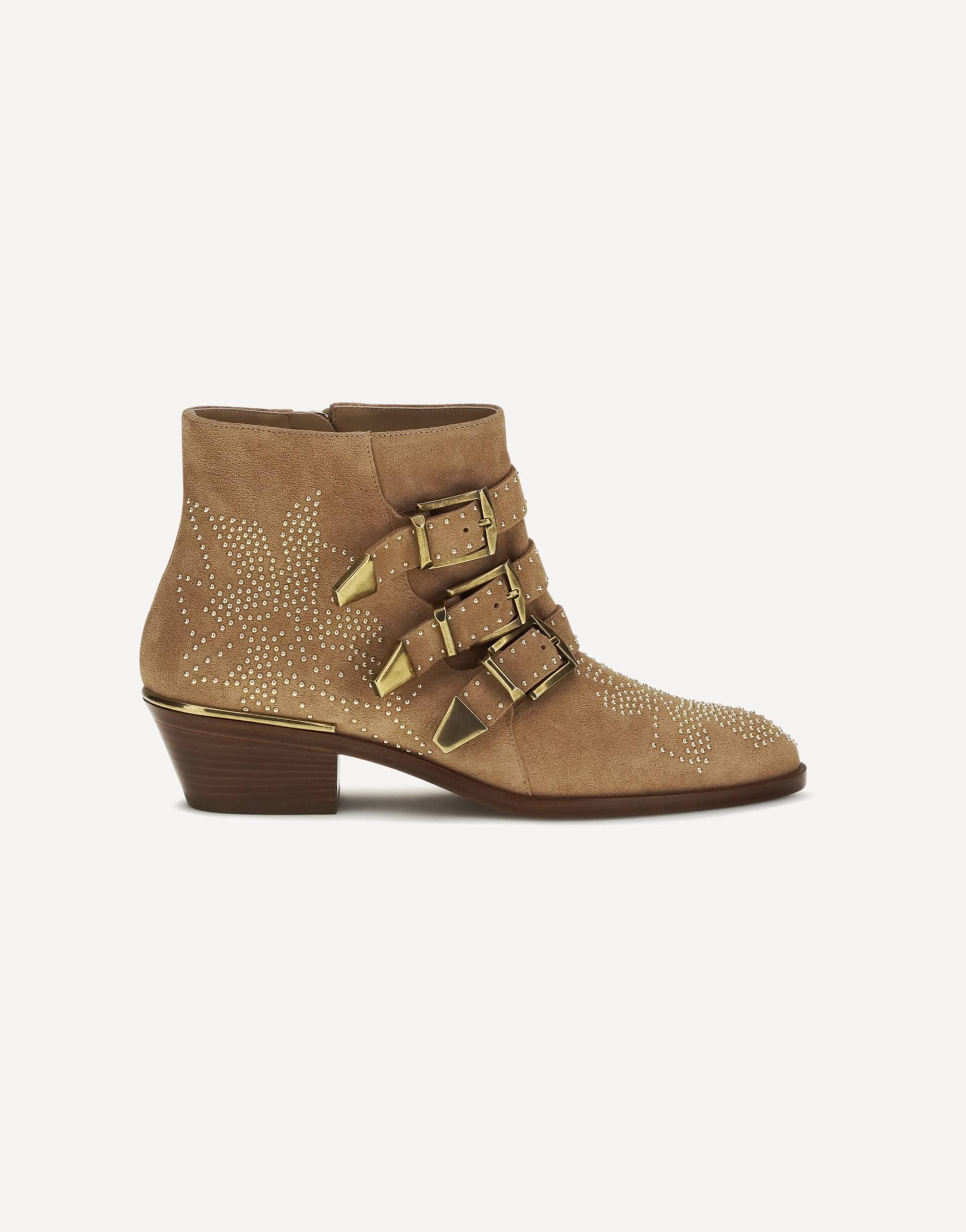 Chloé Suede Leather Ankle Boots