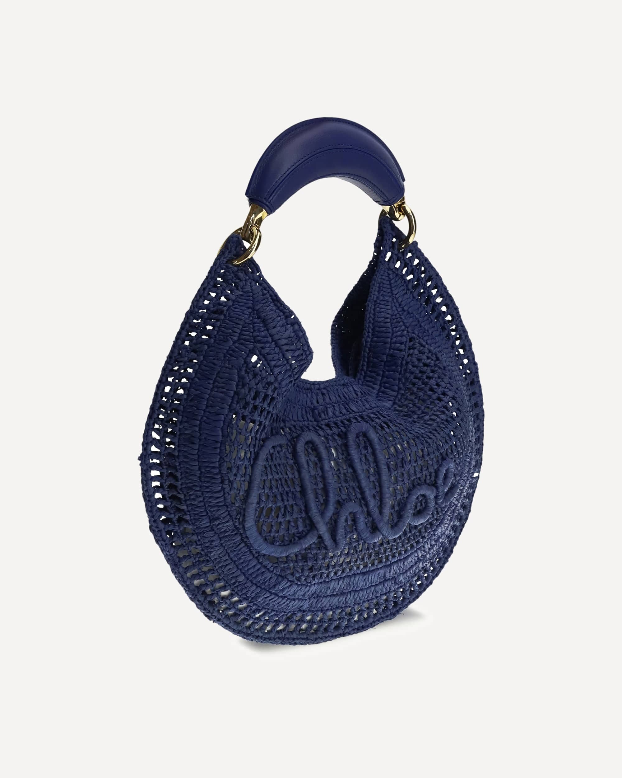 Chloé Summer Banana Raffia Shoulder Bag - alternate view