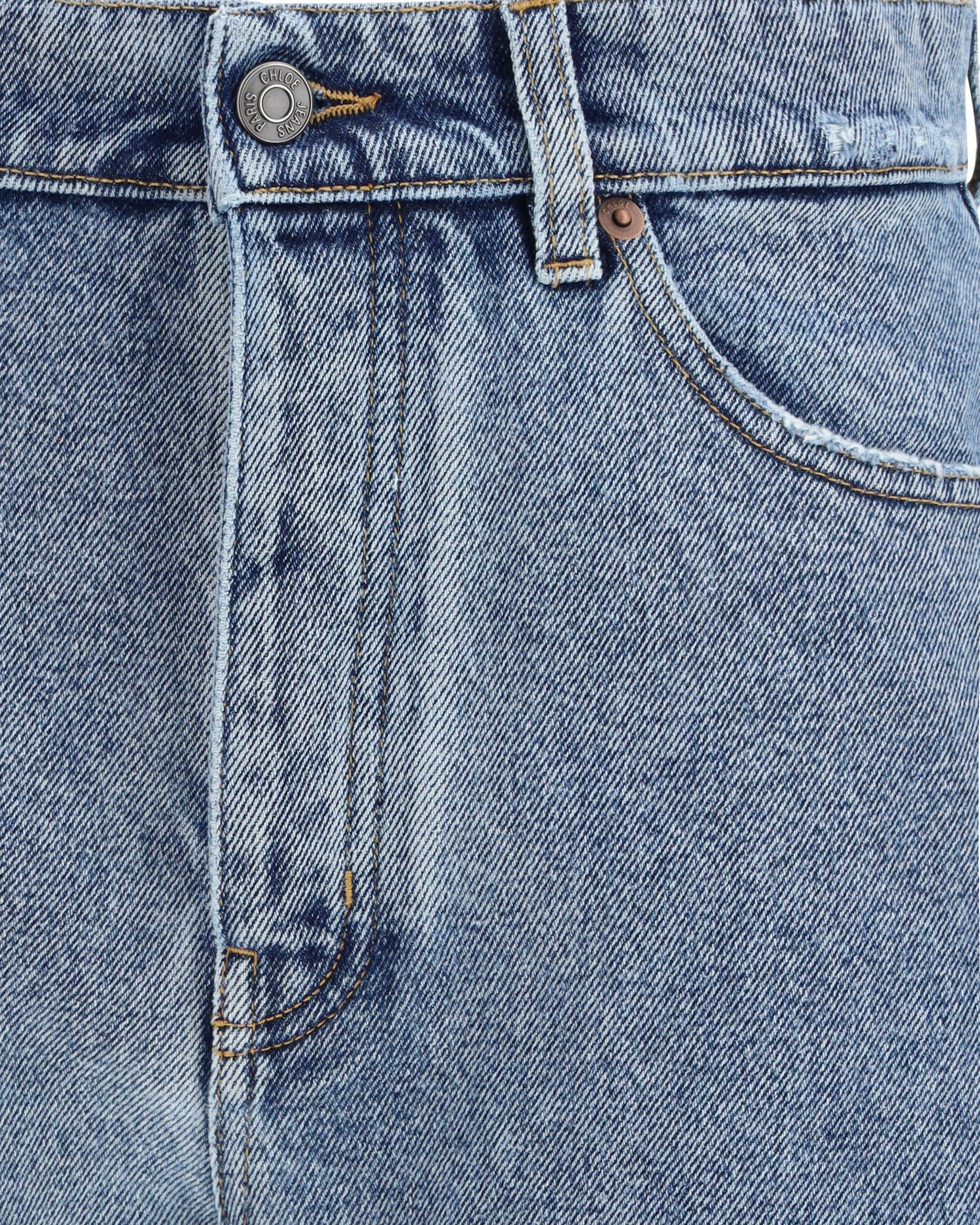 Chloé Tapered Jeans In Cotton Denim