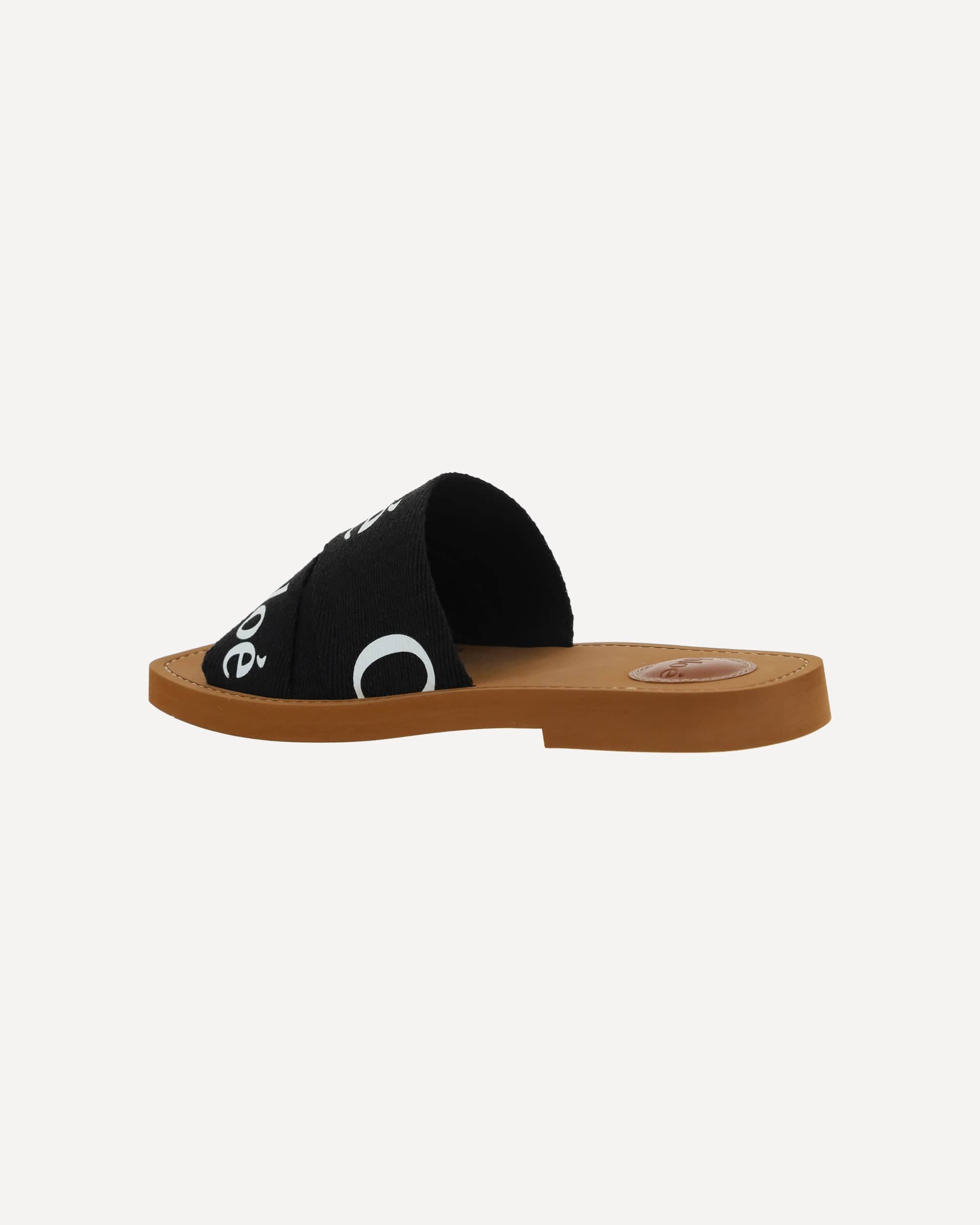 Chloé Chloé Woody Square-Toe Flat Sandals