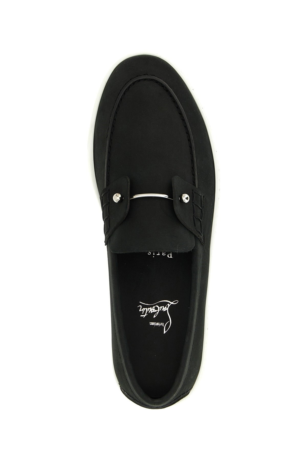 Christian Louboutin Chambeliboat Nubuck Leather Loafers