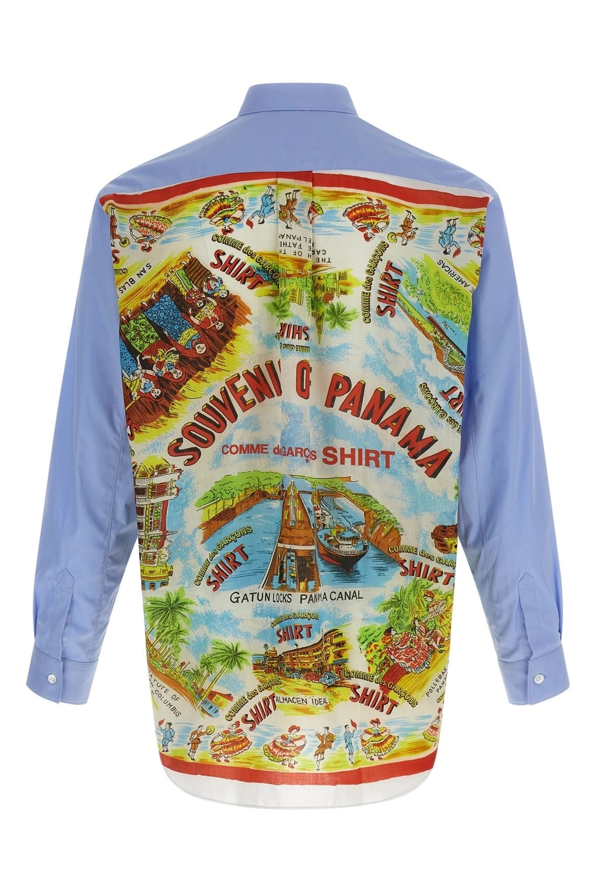 Comme Des Garçons Comme Des Garçons Asymmetric Printed Shirt